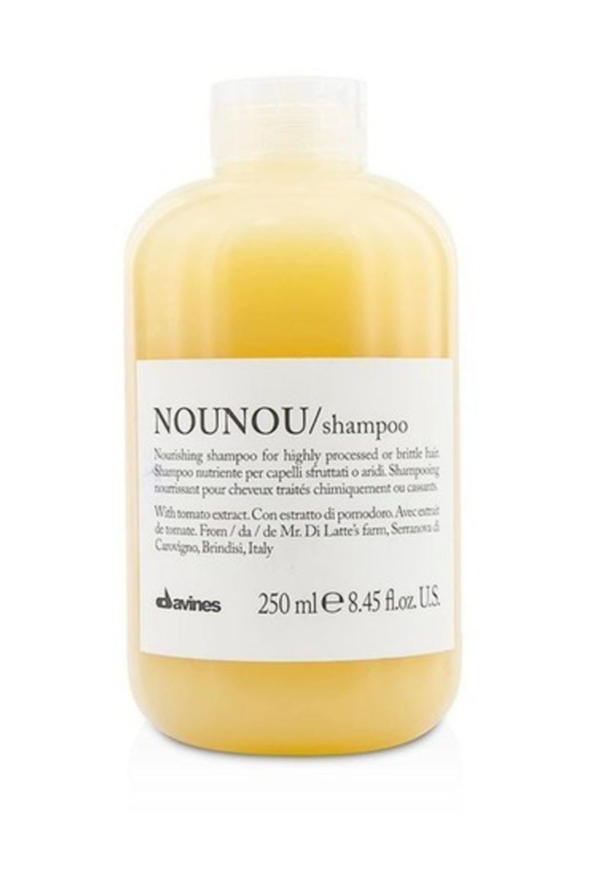 Davines Nounou Shampoo - Islem Gormus Saclar Icin Besleyici Bakım Şampuanı 250 ml