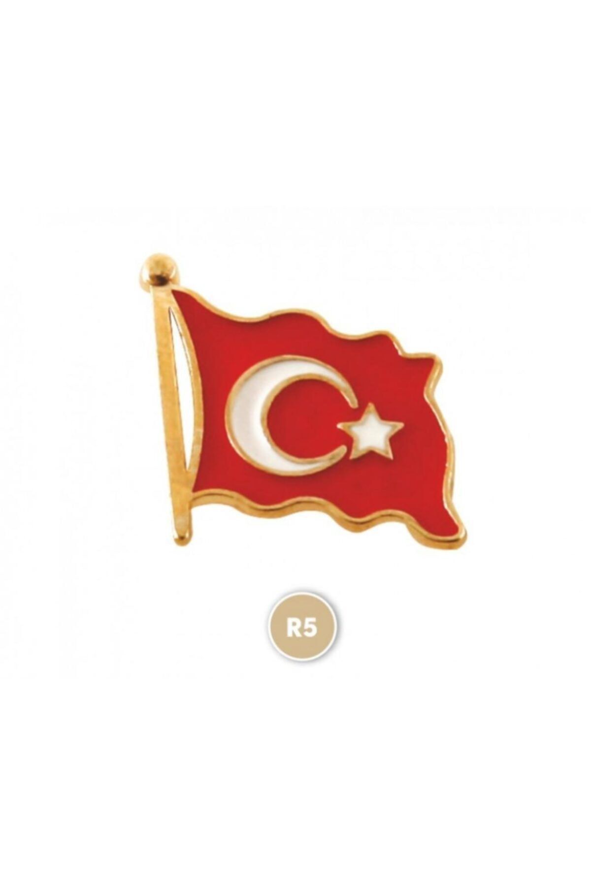 Vatan Rozet Türk Bayrağı Vt602 30 Lu (1 Paket 30 Adet)