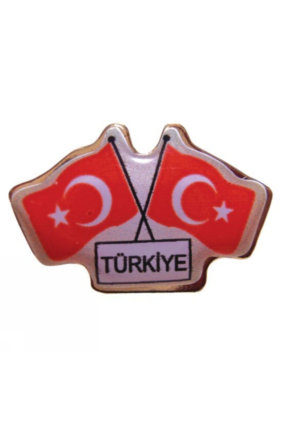 Vatan Vt628 Rozet Ikili Bayraklı Türkiye 30 Lu (1 Paket 30 Adet)