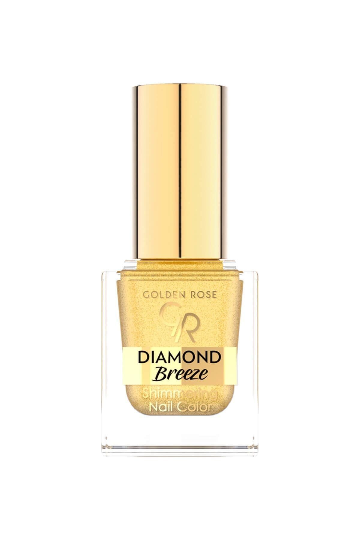 Golden Rose Oje - Diamond Breeze Shimmering Nail Color 01 24k Gold 8691190965686