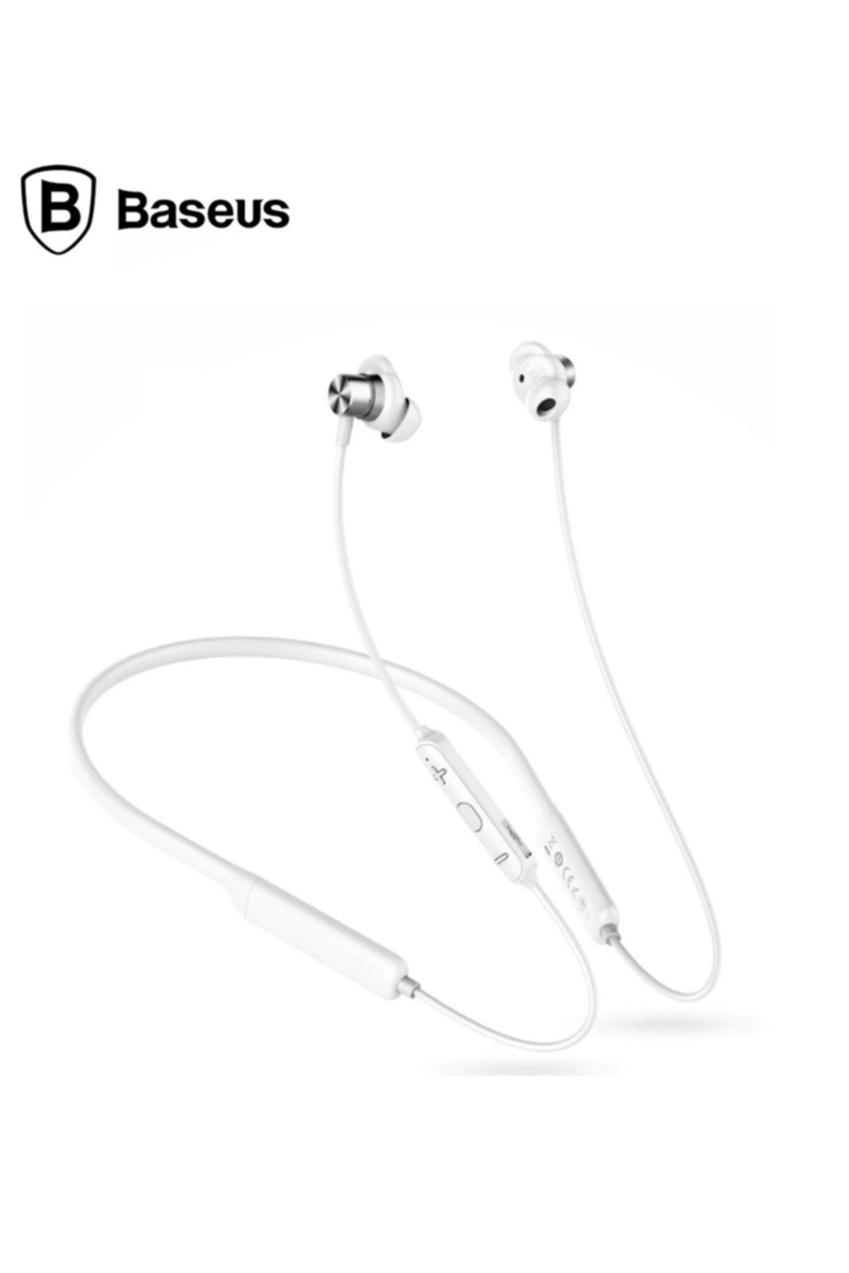Baseus Encok S12 Bt5.0 Su Geçirmez Boyunluk Bluetooth Kulaklık - Beyaz