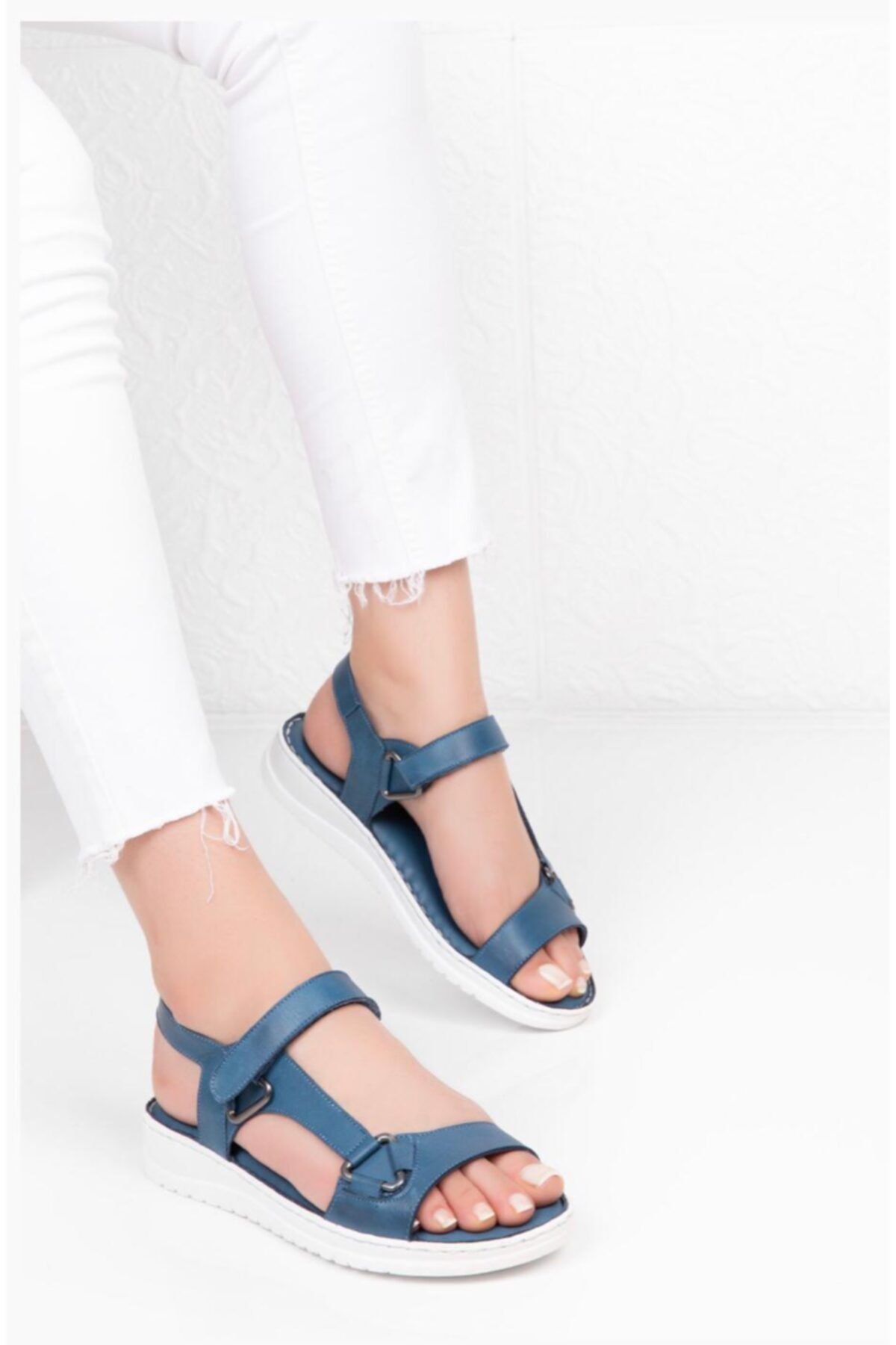 Bella Kadın  Mavi Sandalet