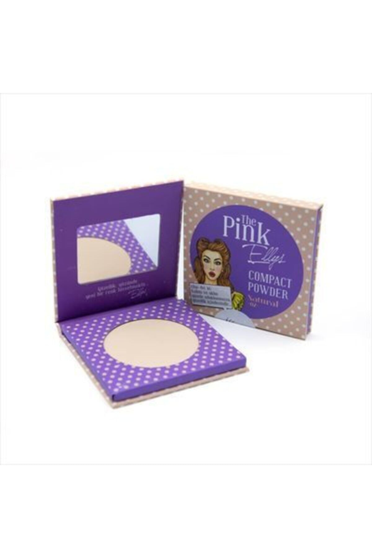 The Pink Ellys Compact Powder Natural Pudra