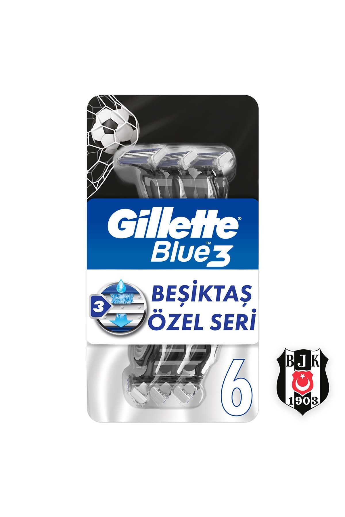 Gillette Blue3 6lı Besiktas Taraftar Paketi
