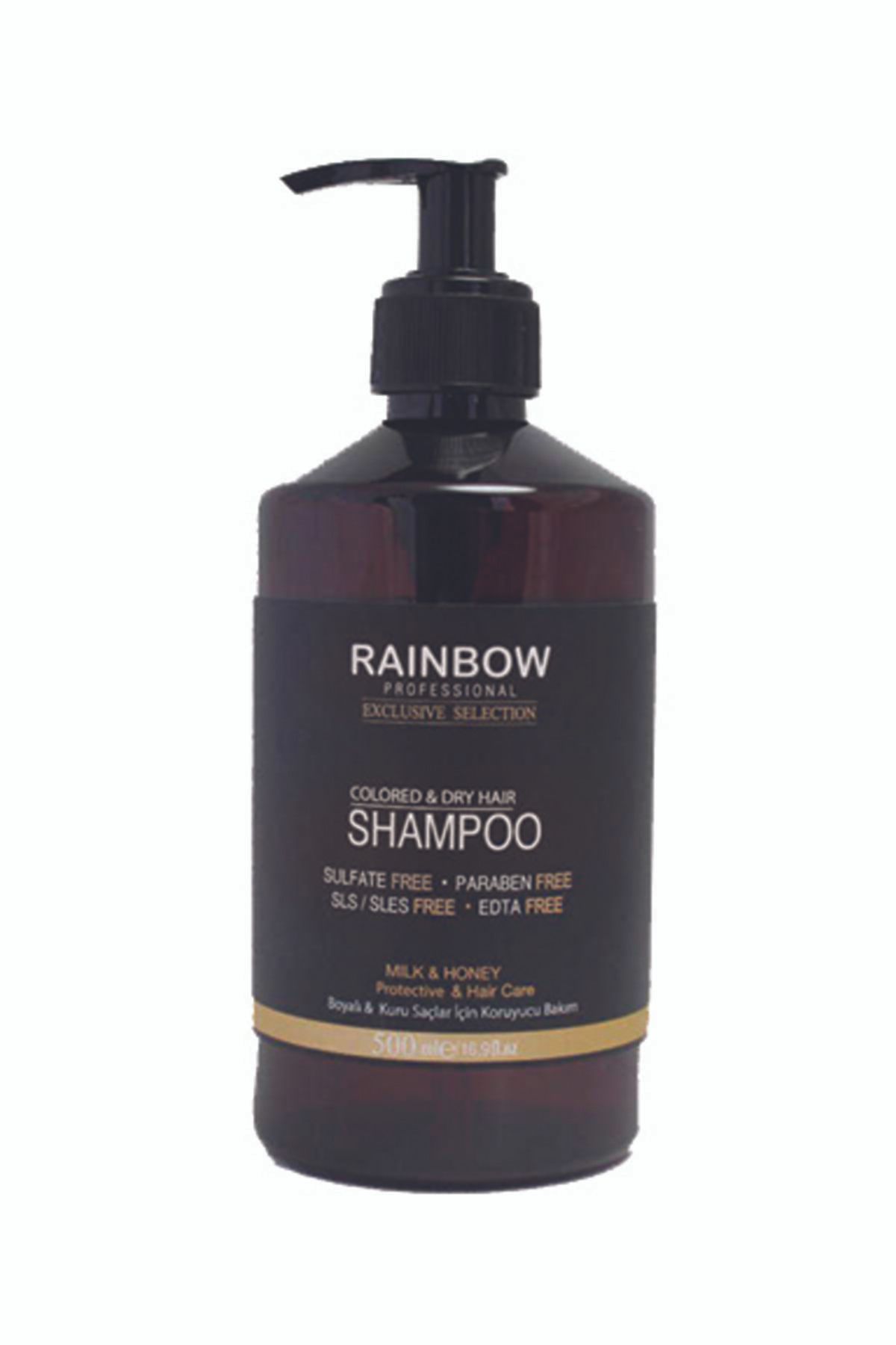 Rainbow Şampuan Boyalı & Kuru Saçlar 500 Ml Milk & Honey