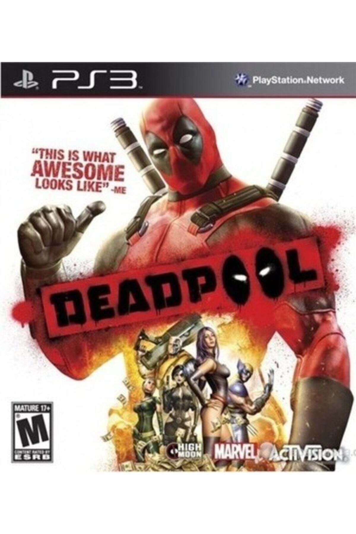 MARVEL Ps3 Deadpool Orjinal Oyun Sıfır Jelatin