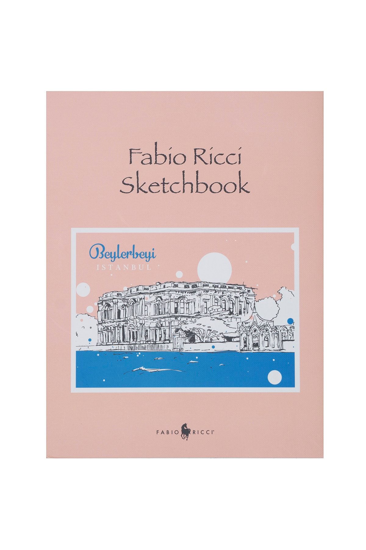Fabio Ricci Sketchbook 19x25cm Pembe Çizim Defteri