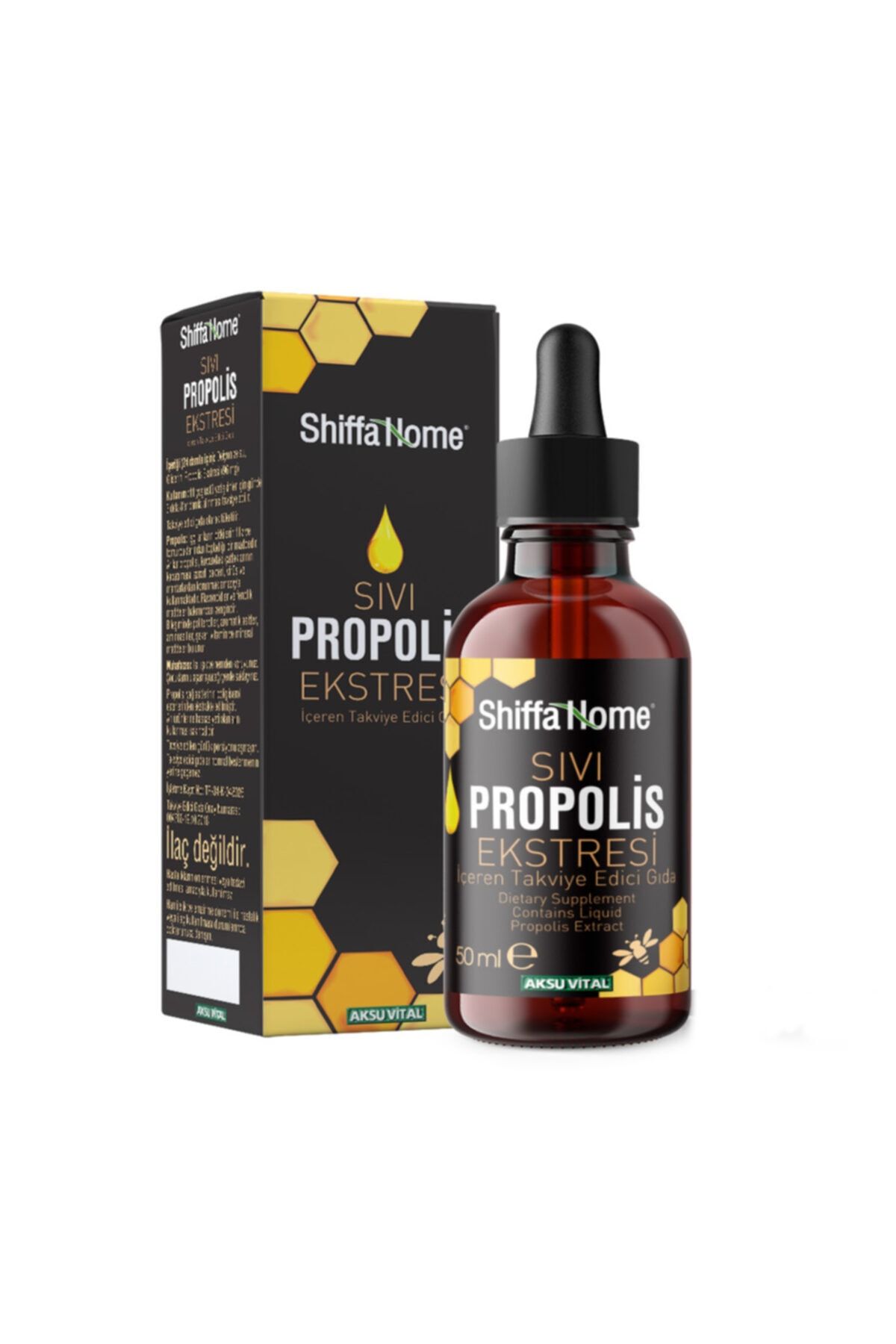 Aksu Vital Shiffa Home Sıvı Propolis Ekstresi 50 ml %100 Doğal