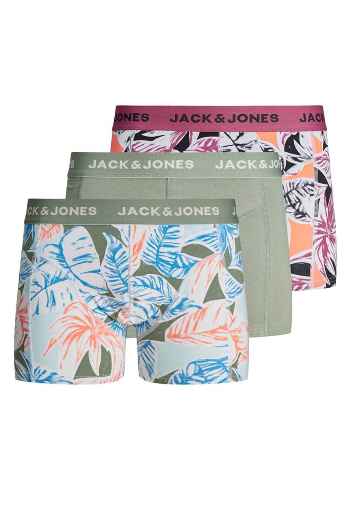 Jack & Jones Jack&jones 3'lü Boxer Jacrayon Trunks 3 Pack - 12185166