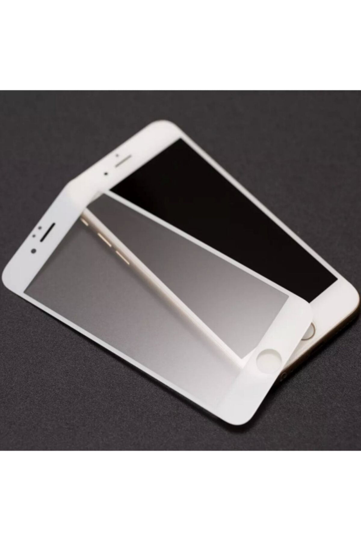 Telehome Iphone 7 Plus Mat Kırılmaz Cam Nano Parmak Izi Bırakmaz Beyaz