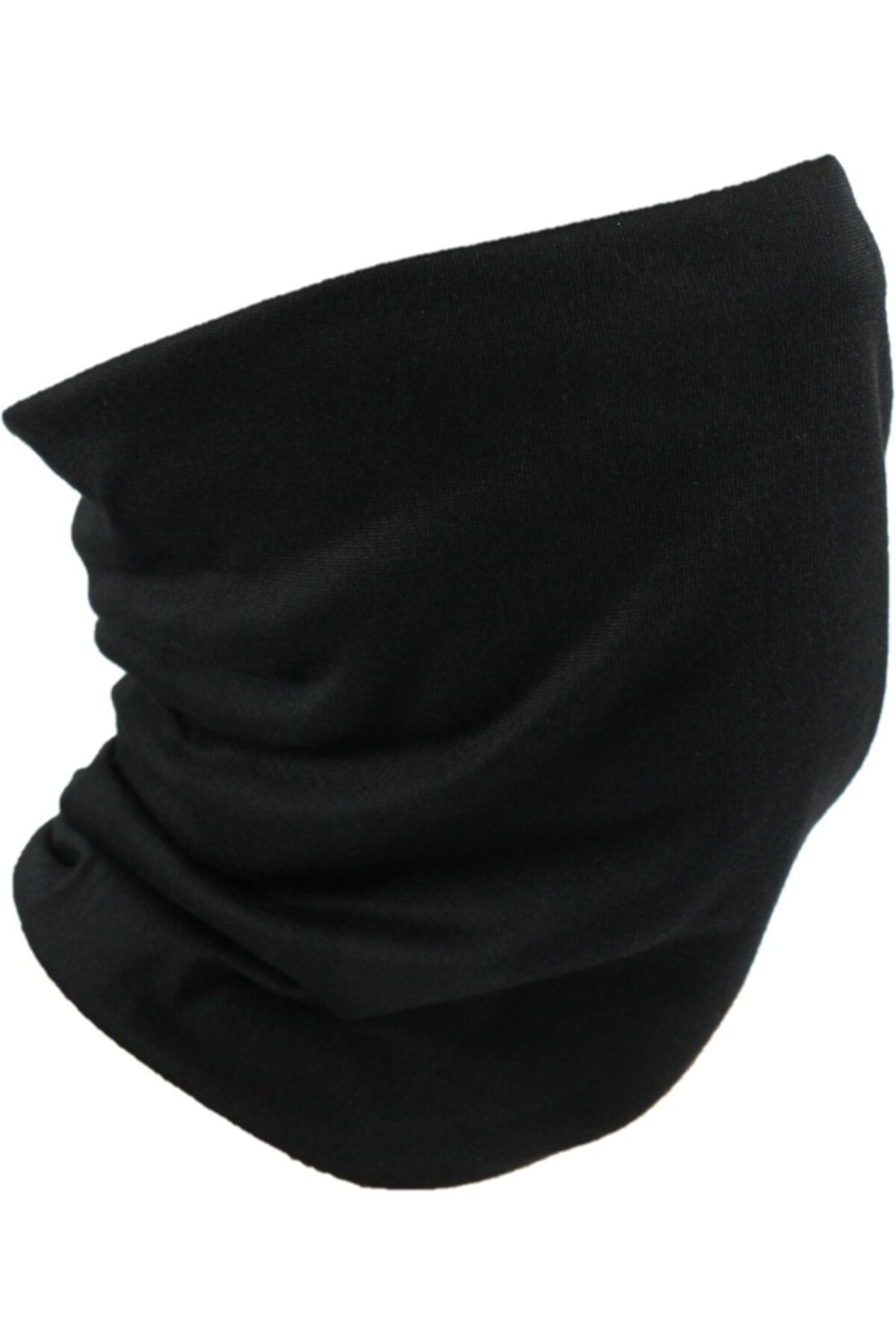 ŞapkaIdünyasi Unisex Beyaz Renk Çok Fonksiyonlu Buff Bandana Boyunluk Yüz Maskesi