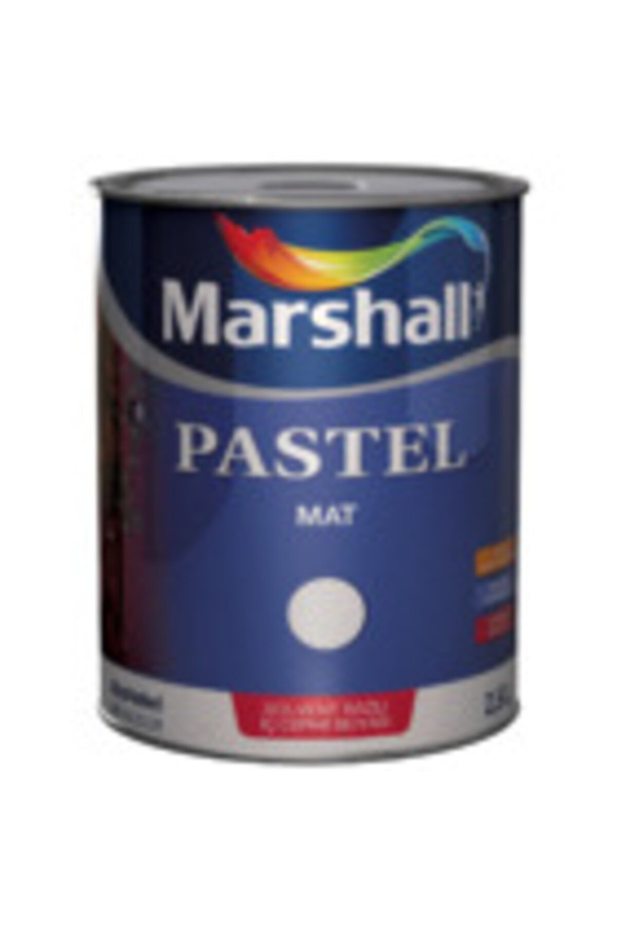 Marshall Pastel Mat Iç - Dış Cephe Metal Ahşap Ve Duvar Boyası Siyah 0.75 Lt