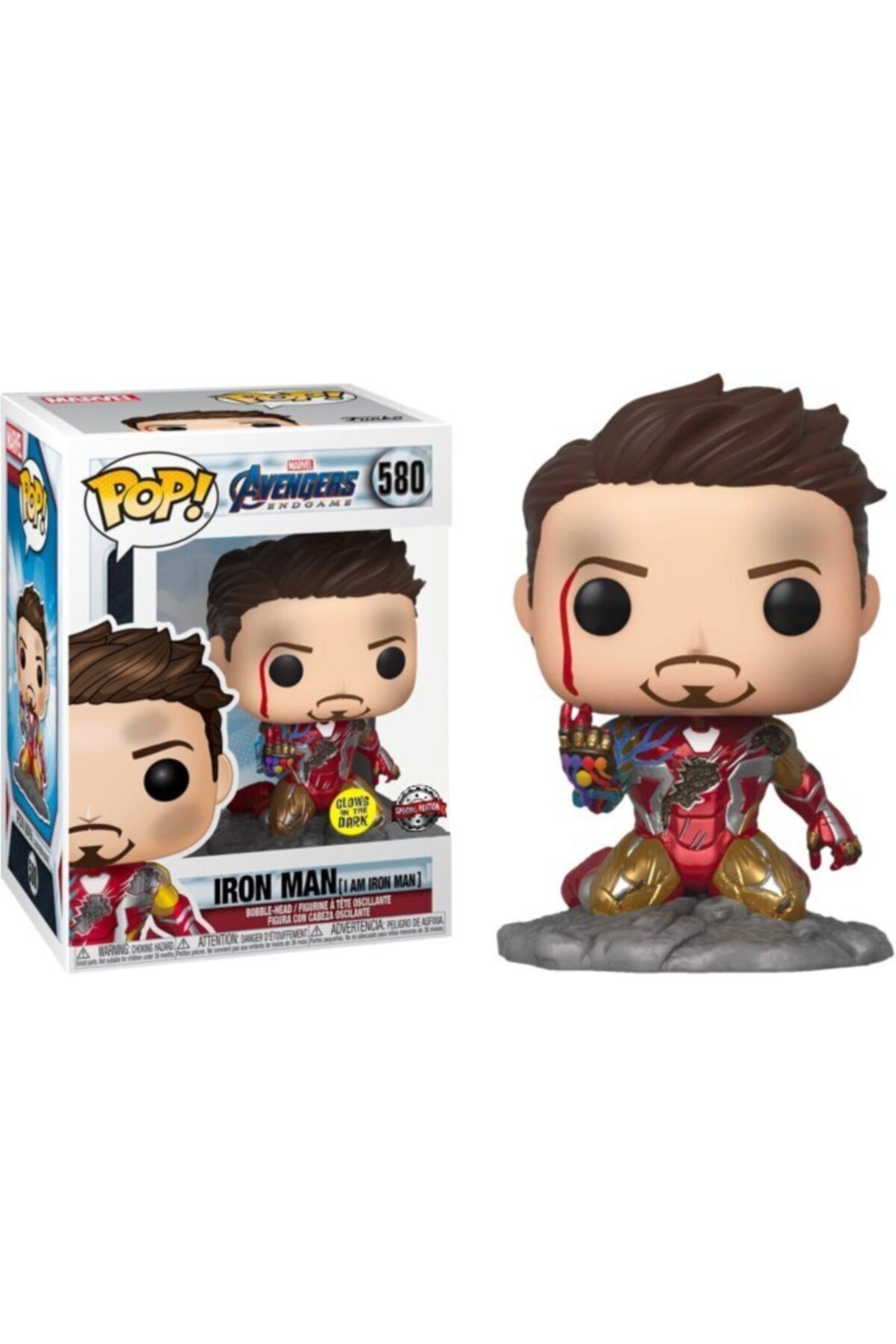 Funko Pop Avengers Endgame I Am Iron Man Exclusive Figür Limited Edition Marvel ''karanlıkta Parlar