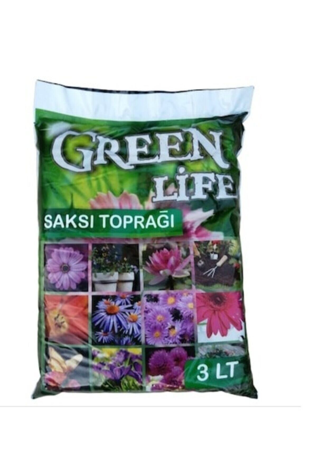 Green Life Harika Bitki Topraği Çiçek Topraği Torf Humus Katkılı 3 Lt