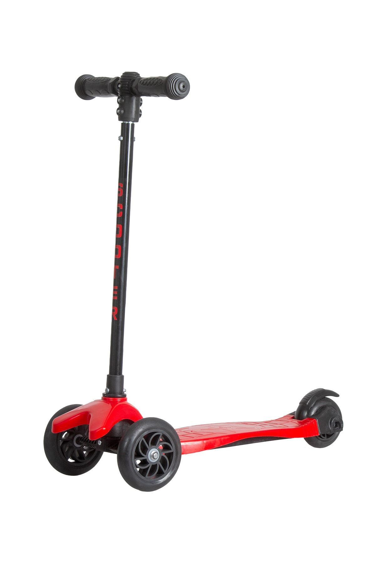 Scooter Üç Tekerlekli , Frenli , Yükseklik Ayarlı Kırmızı  Scooter