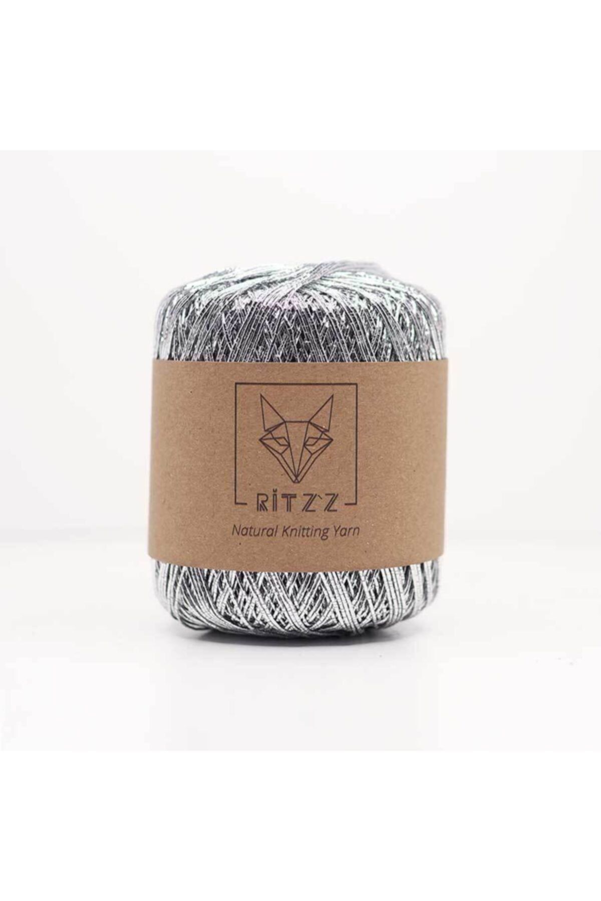 Ritzz Metalik Simli Ip // Gümüş // 50g