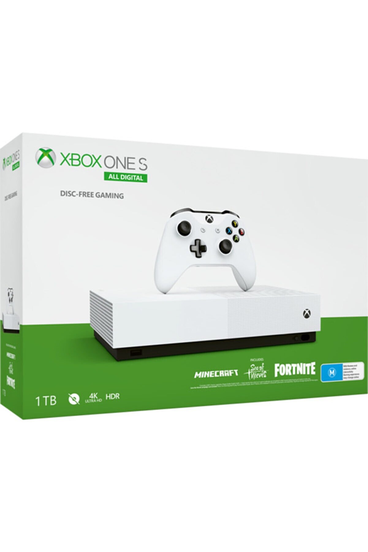 Microsoft Xbox One S 1TB Console All Digital Edition 4K Oyun Konsolu
