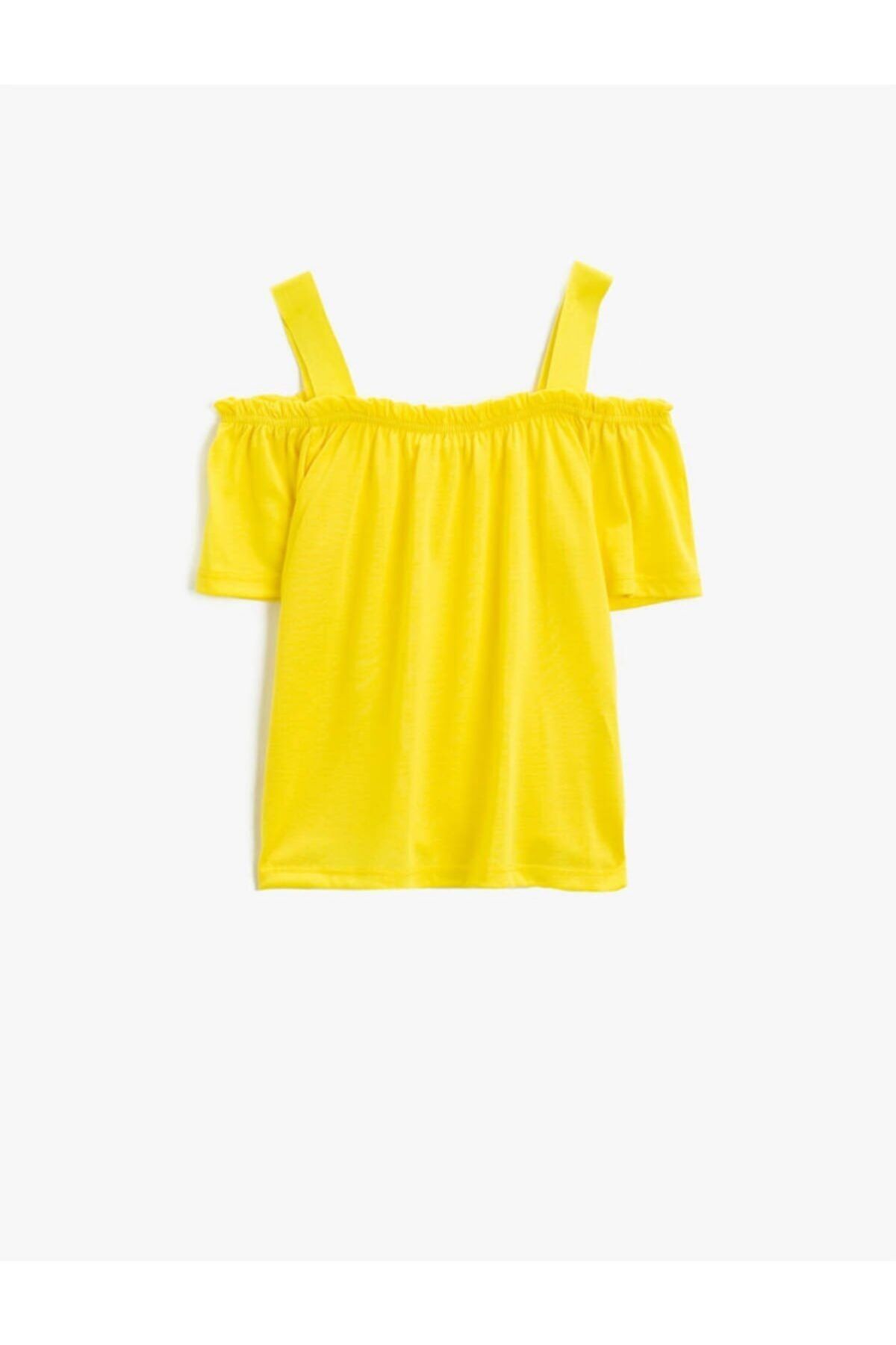 Koton Kız Çocuk T-shirt Sarı