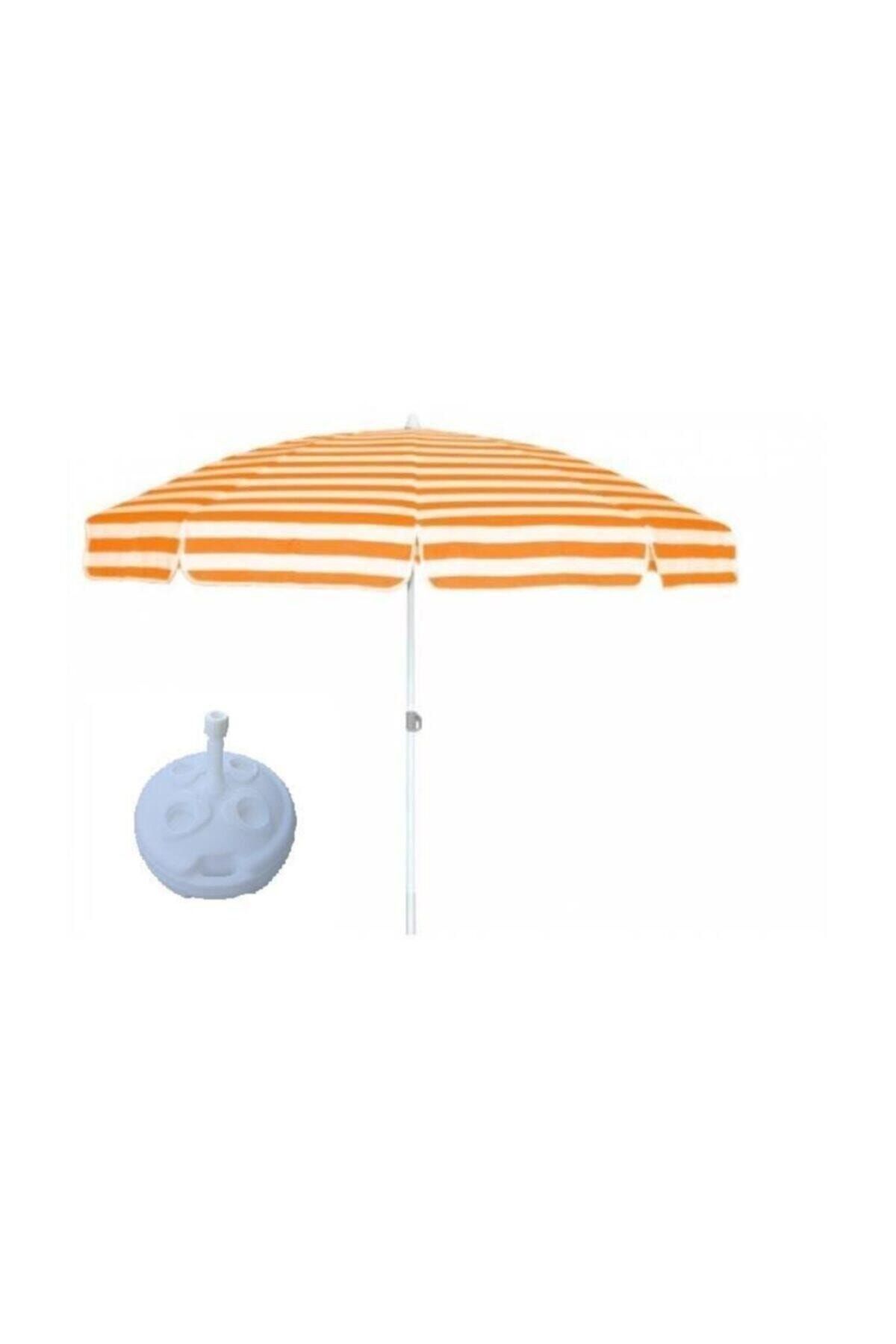SUME Yüksek Kalite 10 Telli Eğilebilir  Bidon Plaj Şemsiyesi 200 cm