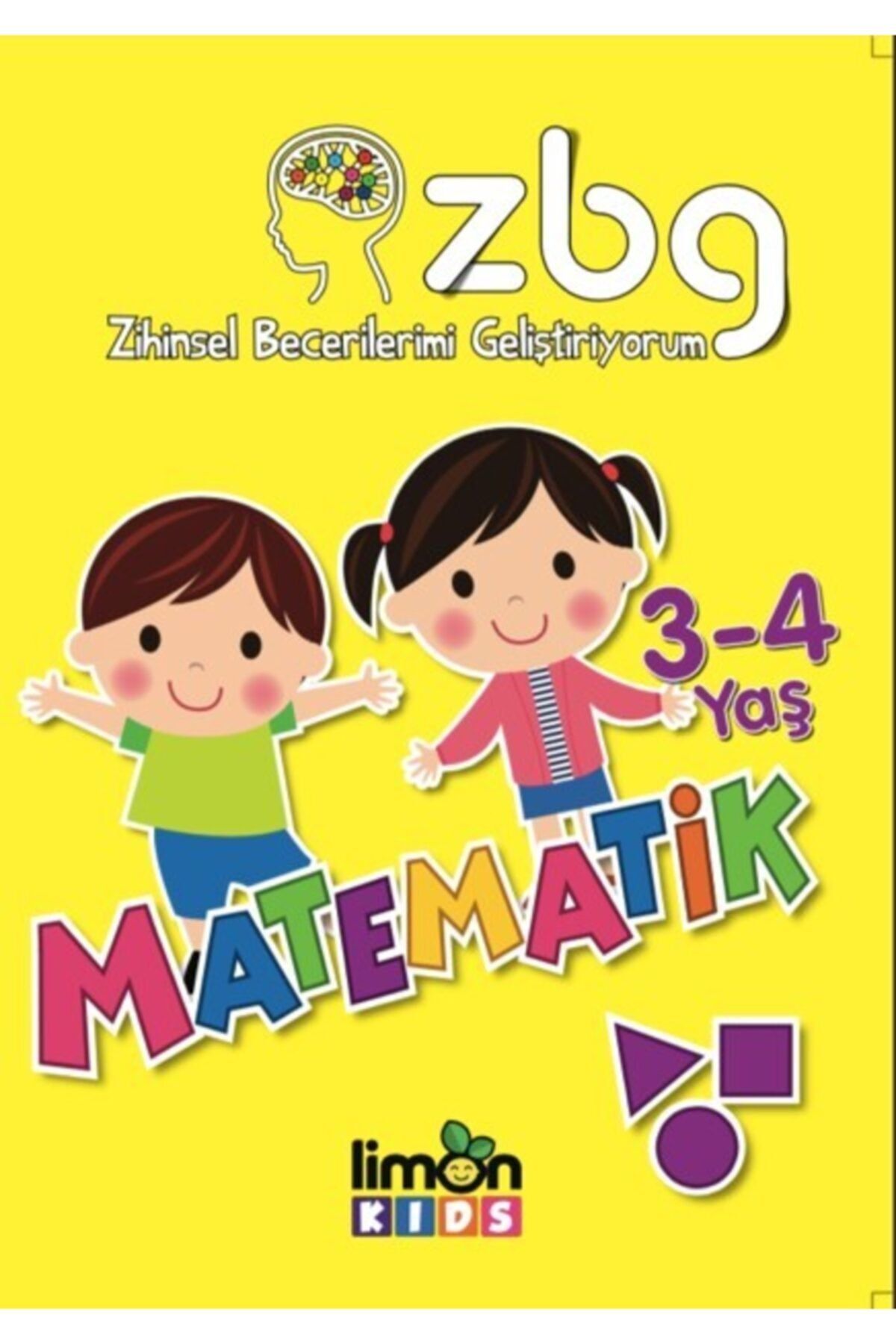 Limonkids Matematik 3-4 Yaş-zihinsel Becerilerimi Geliştiriyorum - Limon Kids Yayınları