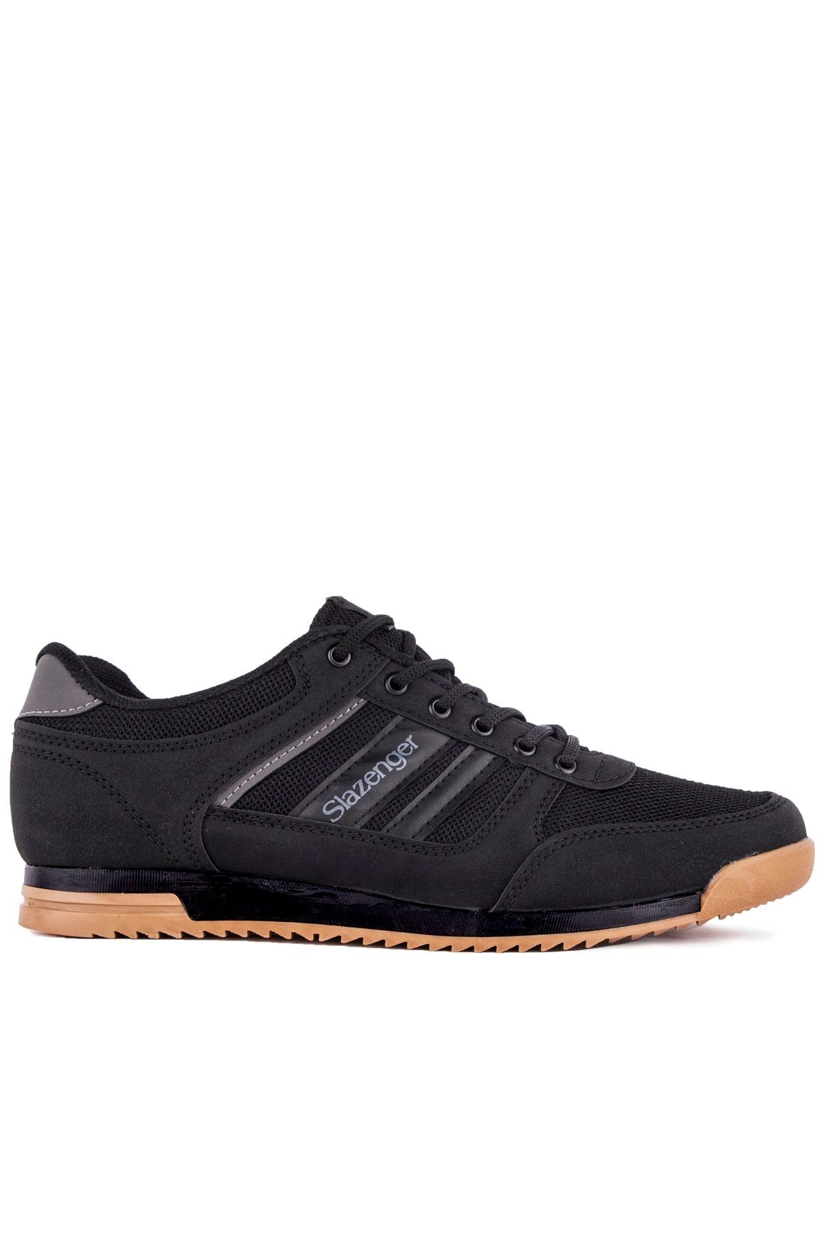 Slazenger ACTIVE Sneaker Erkek Ayakkabı Siyah / Siyah SA10LE021