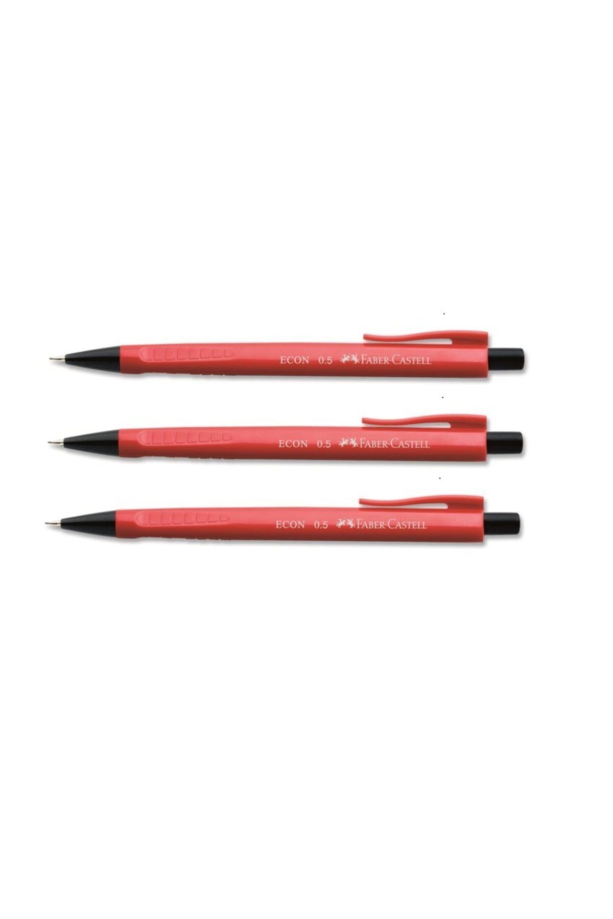 Faber Castell Econ 0.7 Kalem Kırmızı 3 Adet