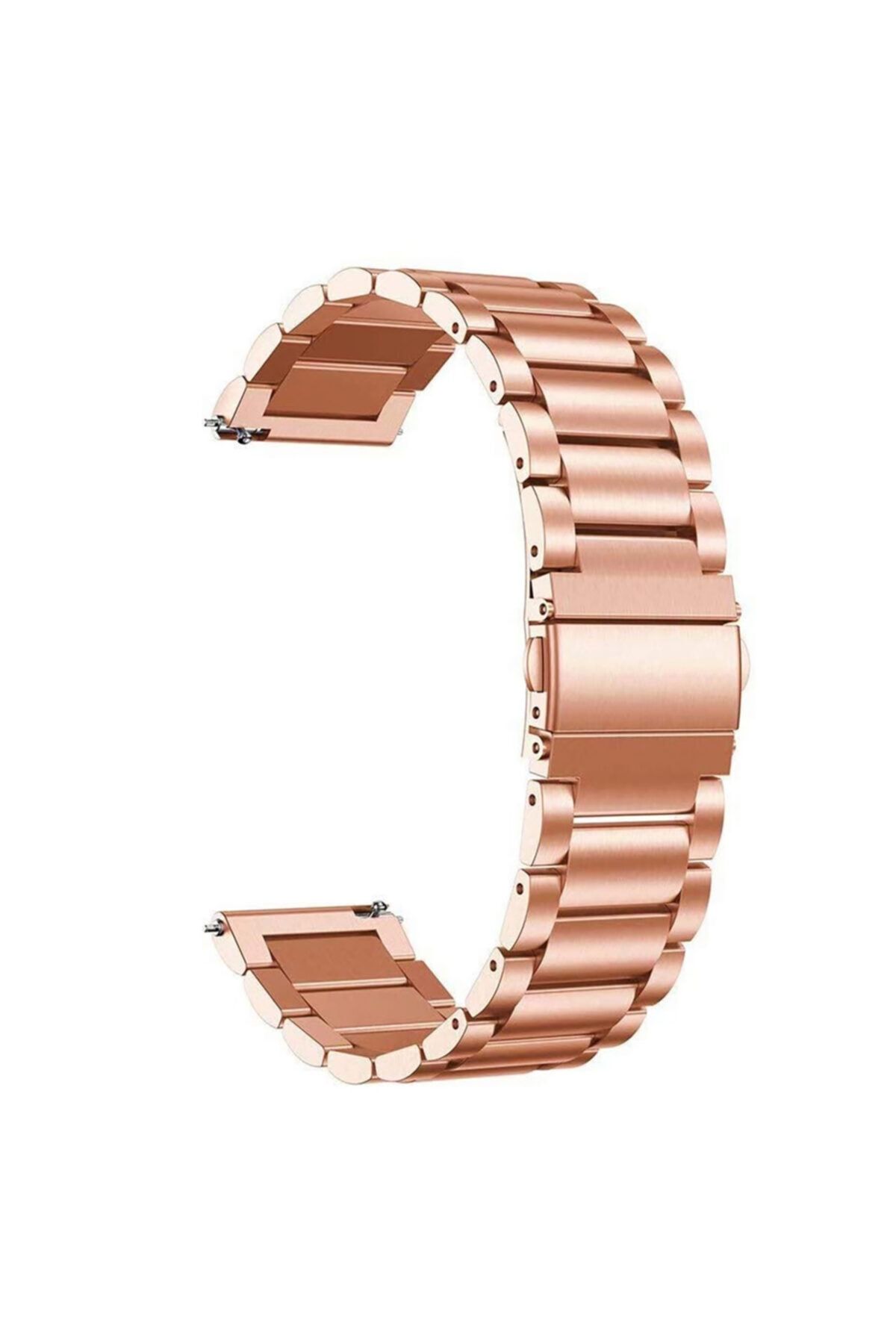 Microsonic Samsung Galaxy Watch 3  41mm Uyumlu Rose Gold Metal Stainless Steel Kordon