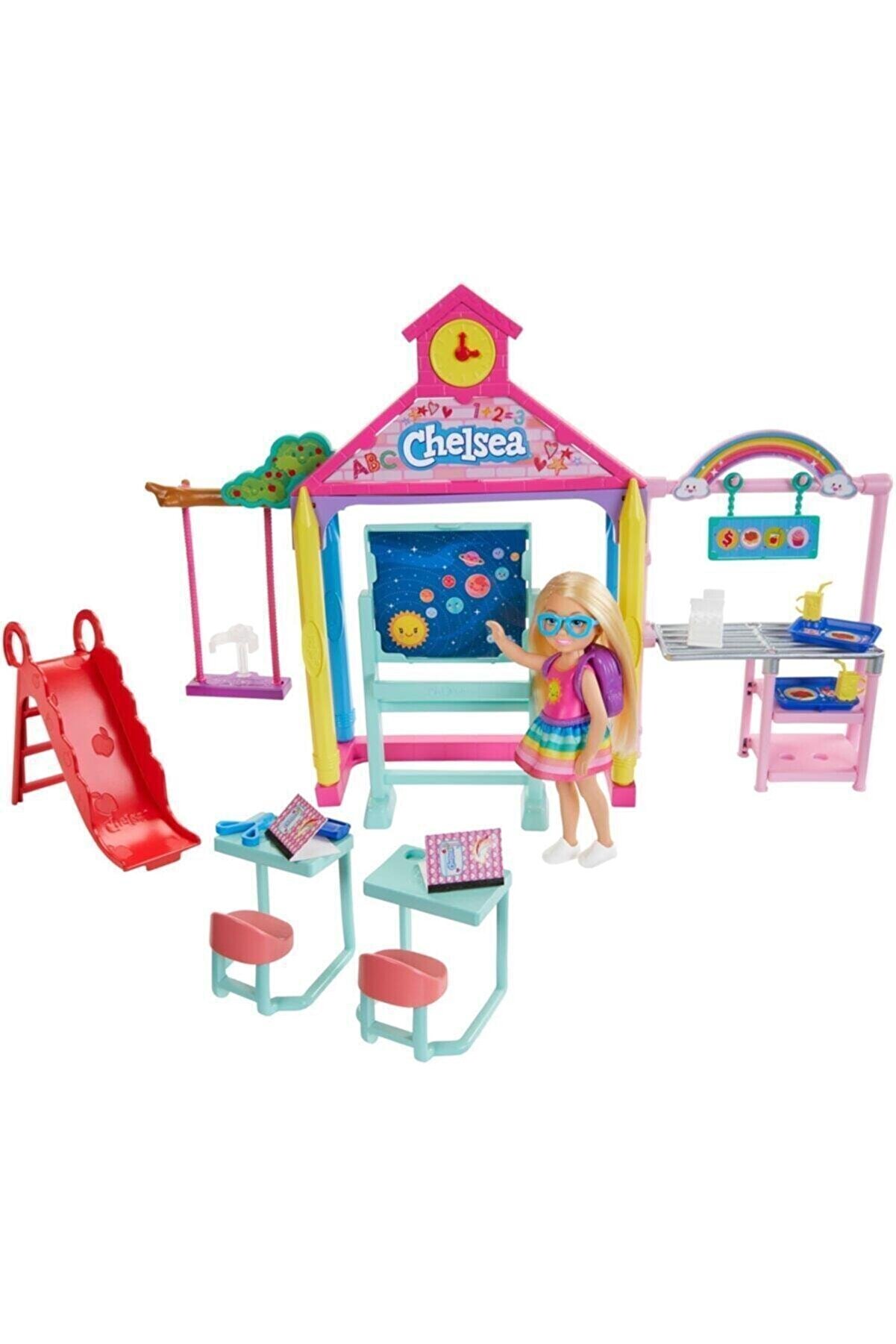 Barbie ® Chelsea Okulda Oyun Seti, 15 cm boyunda, sarışın, aksesuarlı GHV80-GHV80