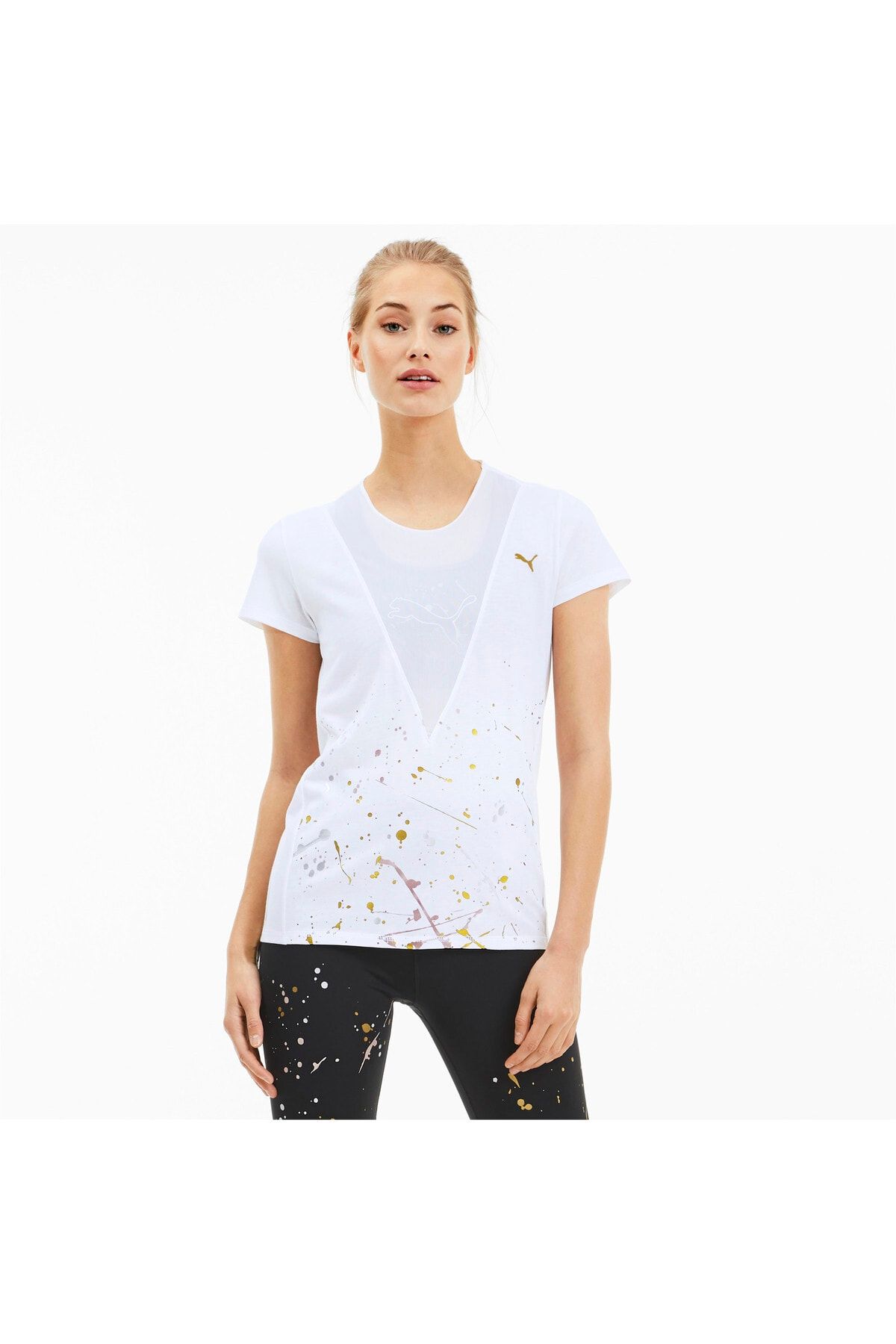 Puma Metal Splash Antrenman Kadın T-Shirt