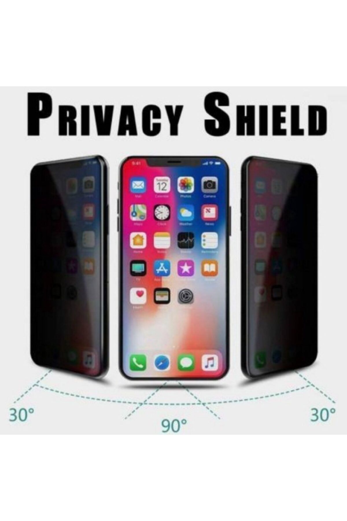 Privacy Iphone 12 Mini Hayalet Kırılmaz Cam Koruyucu