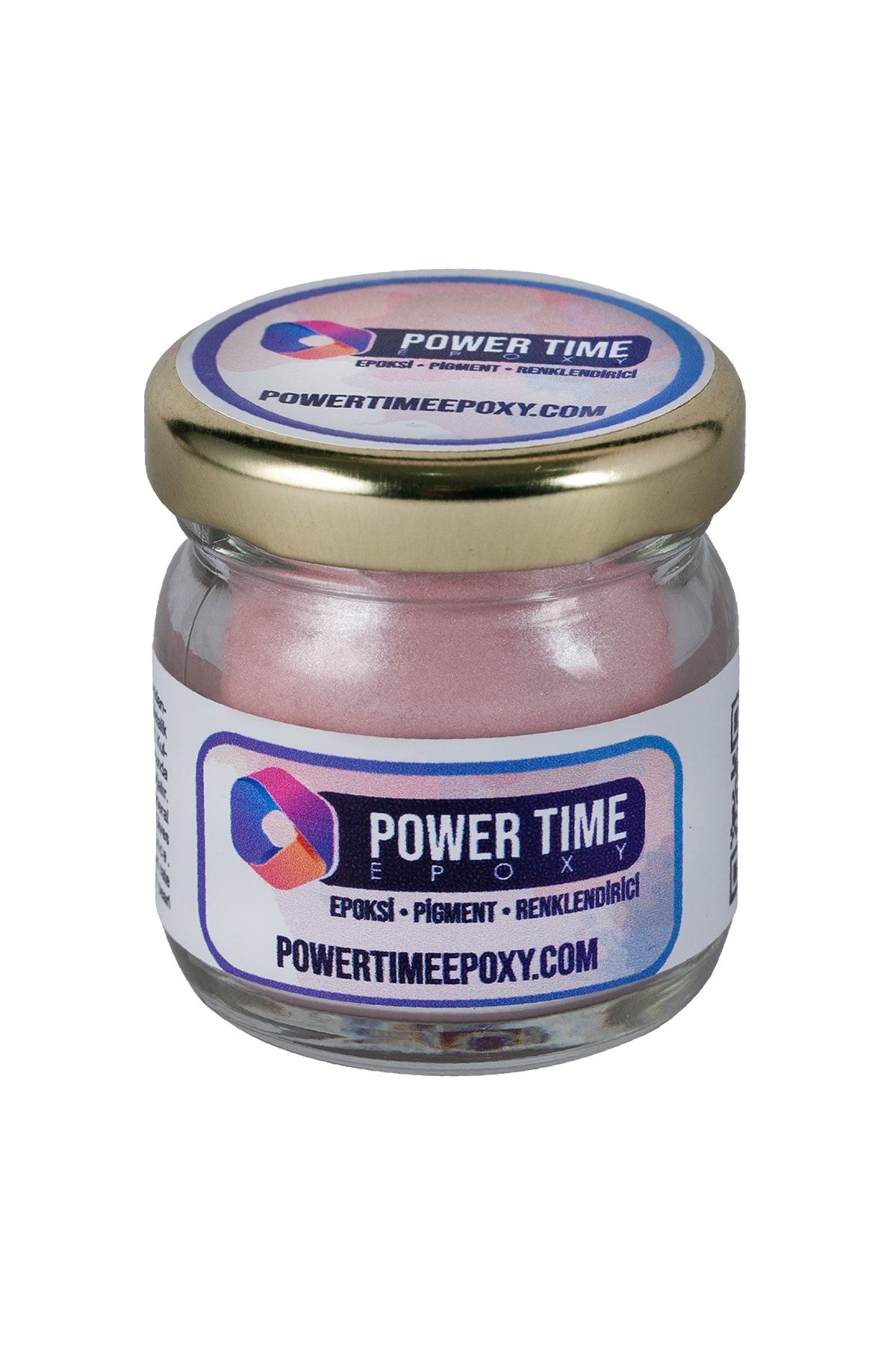 POWER TIME EPOXY Sedefli Metalik Toz Pigment Boya / Açık Pembe / Epoksi Için