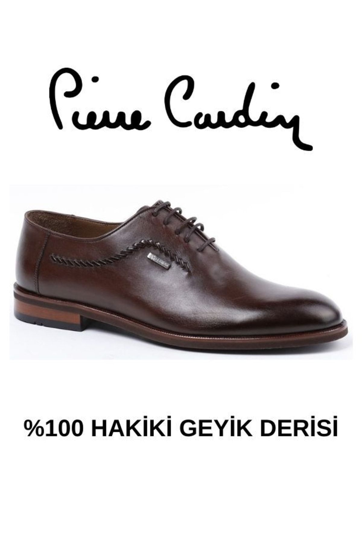 Pierre Cardin Exclusıve Hakiki Geyik Derisi Kahverengi Erkek Klasik Ayakkabı