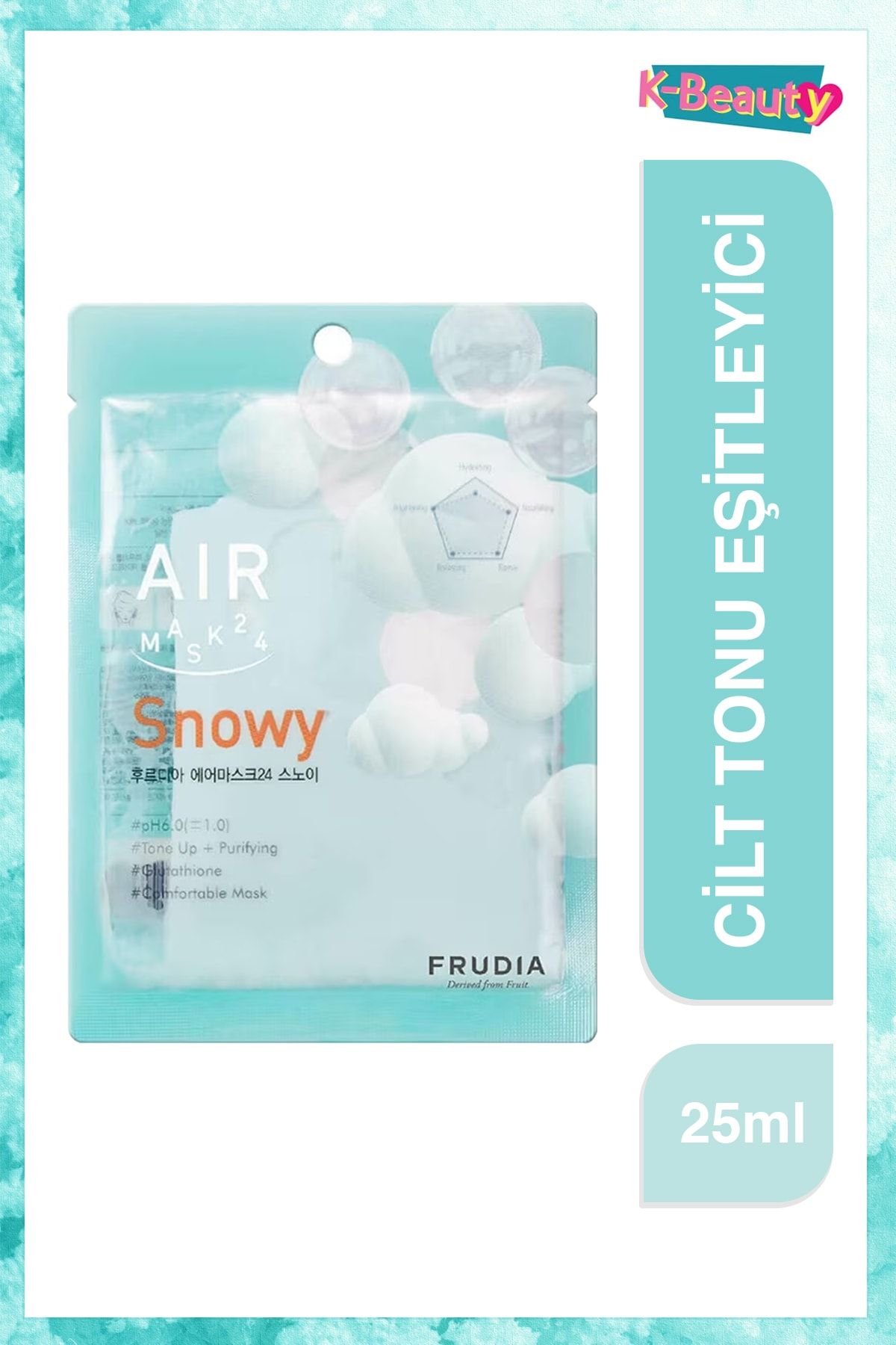 Frudia Air Snowy Dengeleyici Maske 25 ml