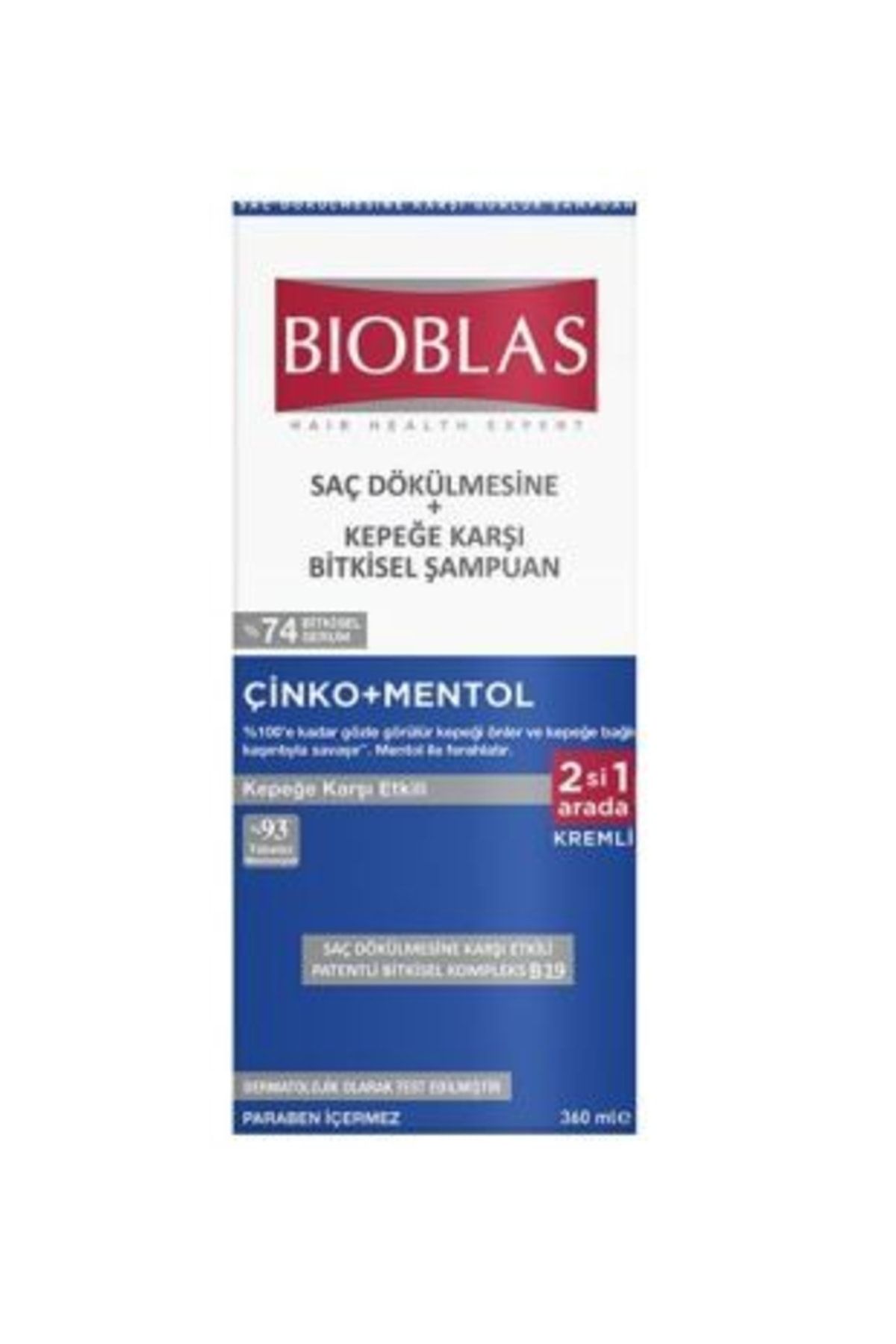 Bioblas Saç Dökülmesine Ve Kepeğe Karşı Etkili Şampuan 360 ml