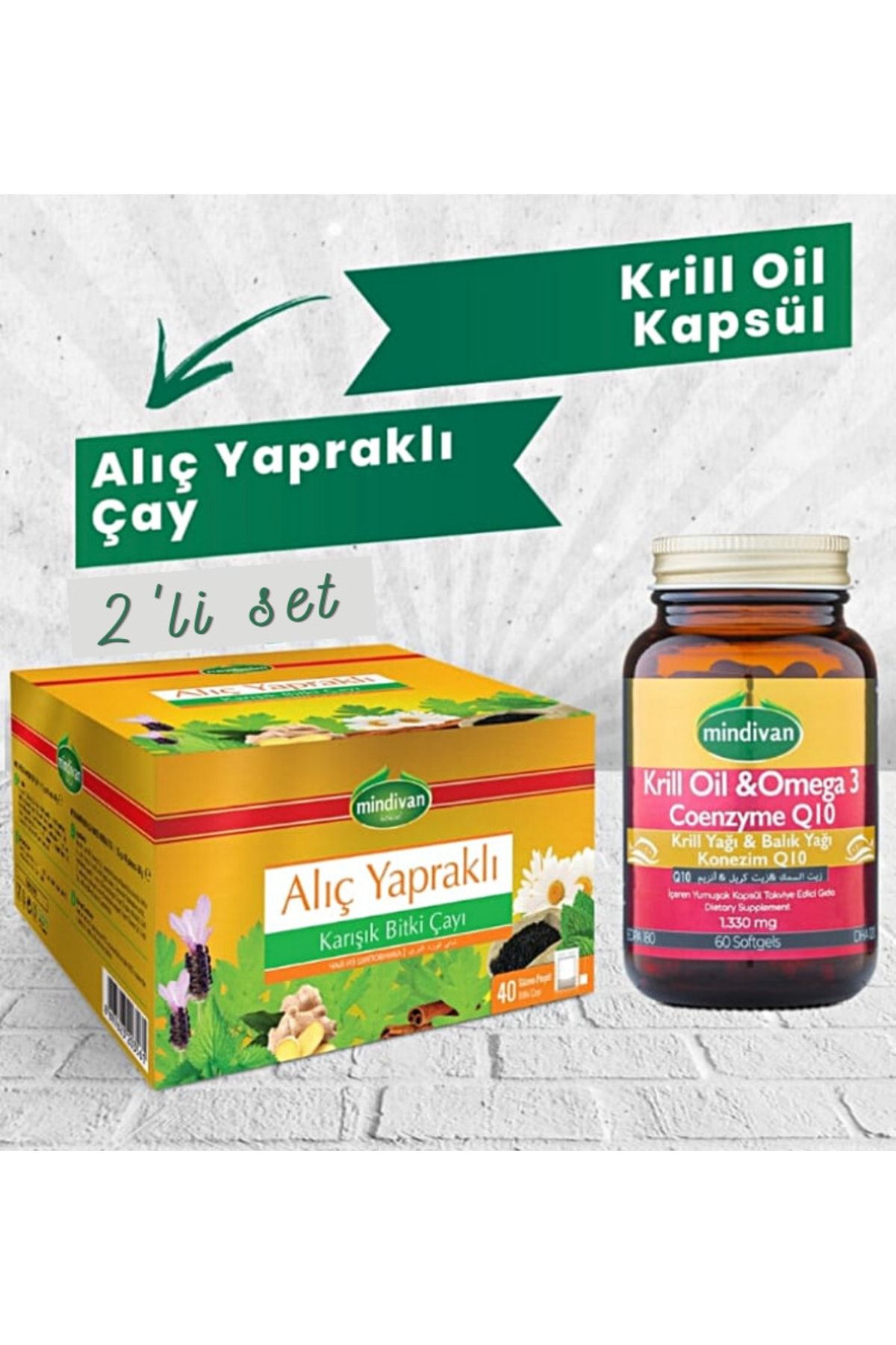 Krill Oil Kapsül Ve Alıç Yapraklı Çay_0