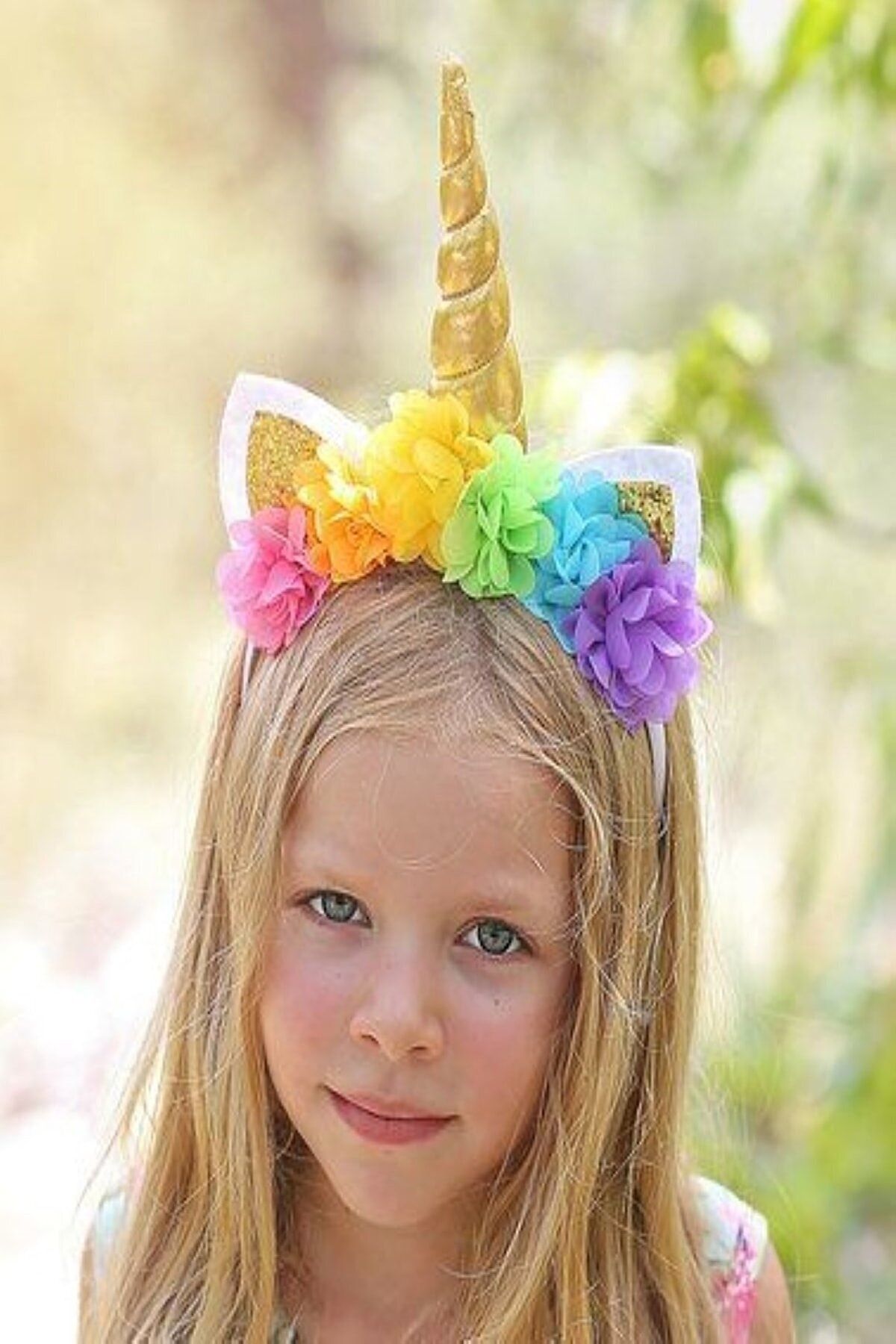 bba new trend Unicorn Taç Özel Tasarım Kız Çocuk Doğum Günü Saç Aksesuarı