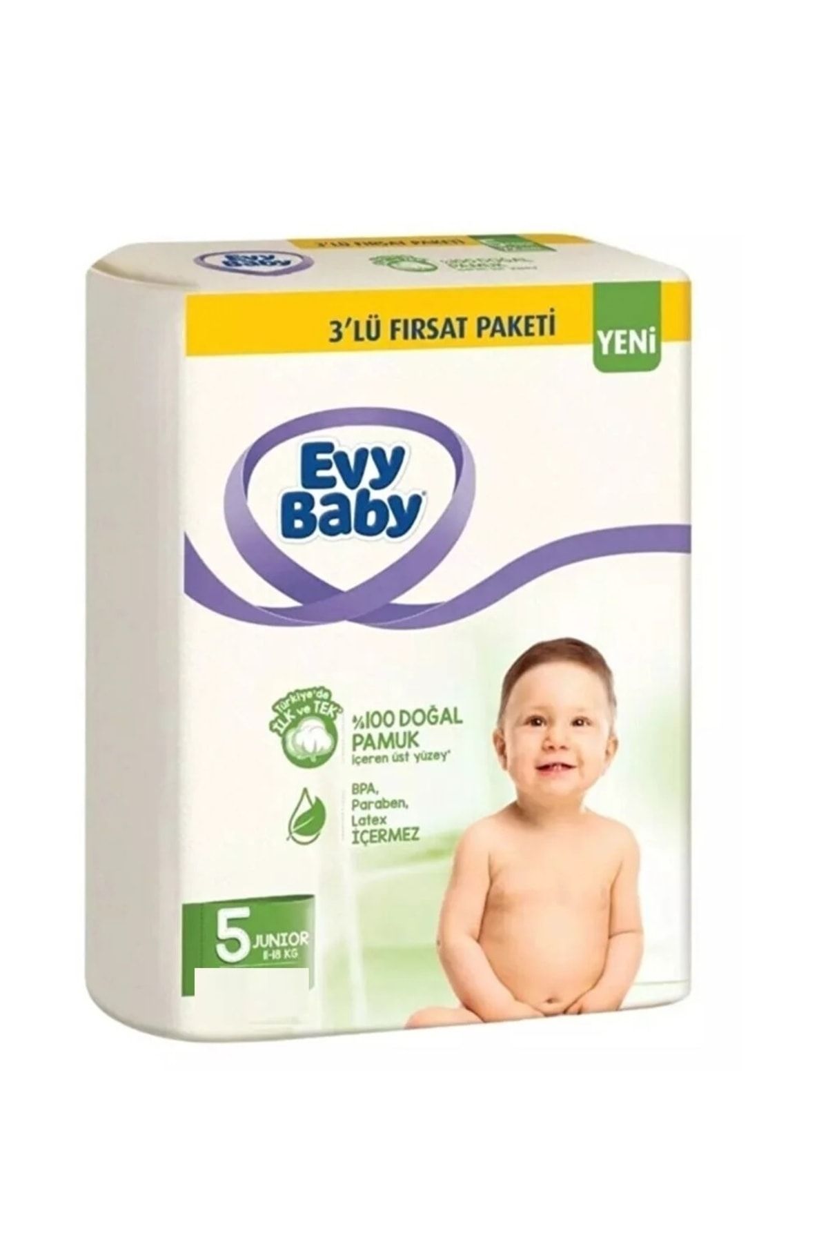 Evy Baby Bebek Bezi 5 Numara 11-18 Kg 88 Adet