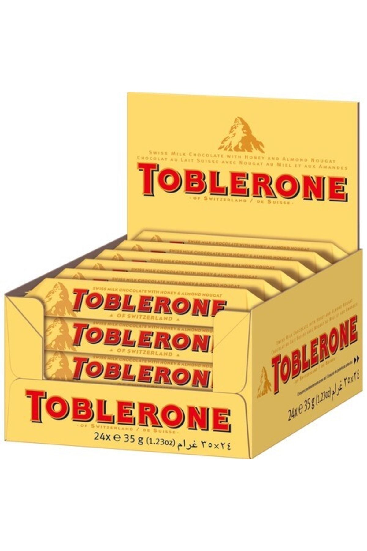 Toblerone Sütlü Çikolata 35 Gr 24'lü Paket