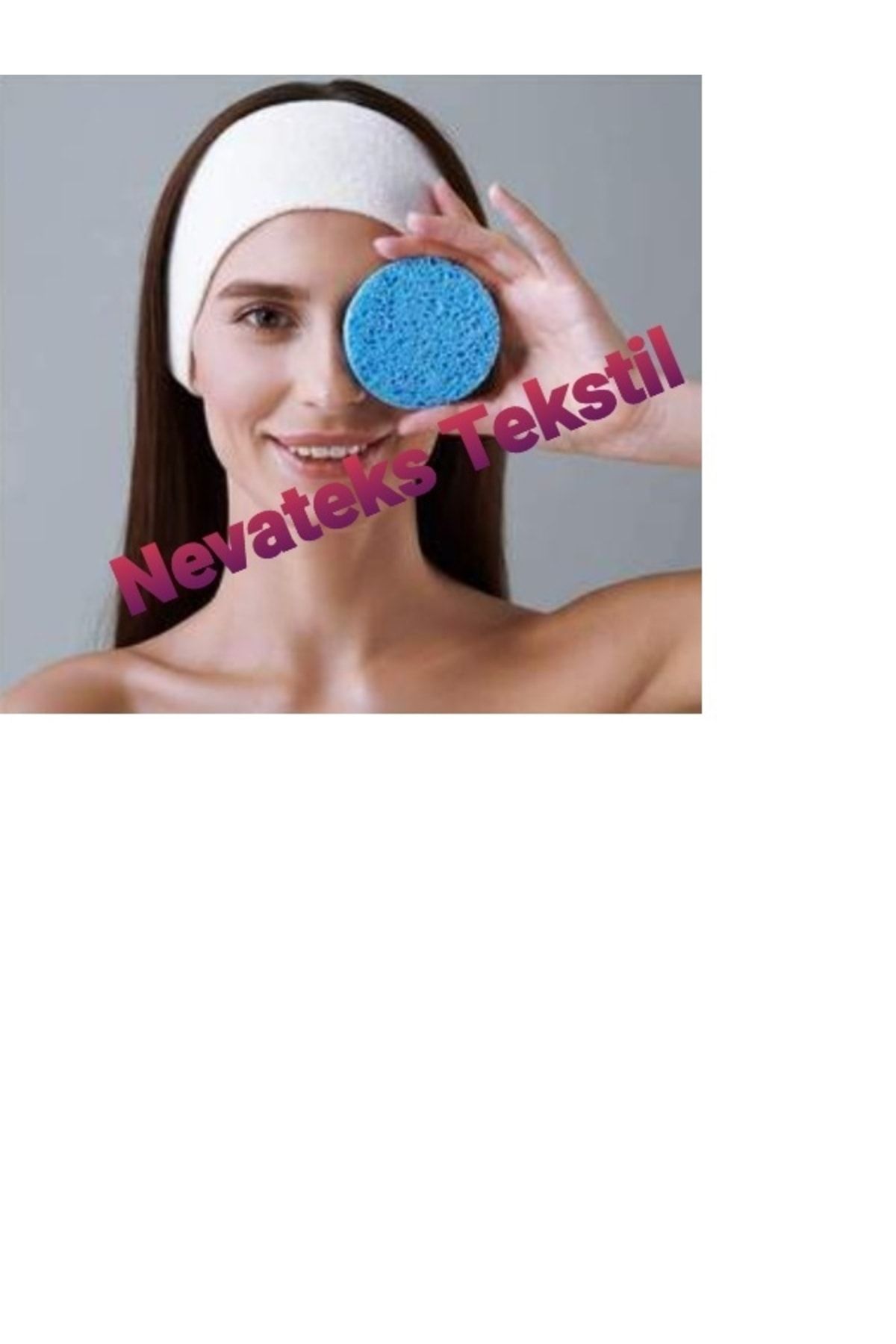 Nevateks Tekstil Wellsoft Ultra Soft Yumuşak Kadın Bakım Makyaj Saç Bandanası 65x10cm