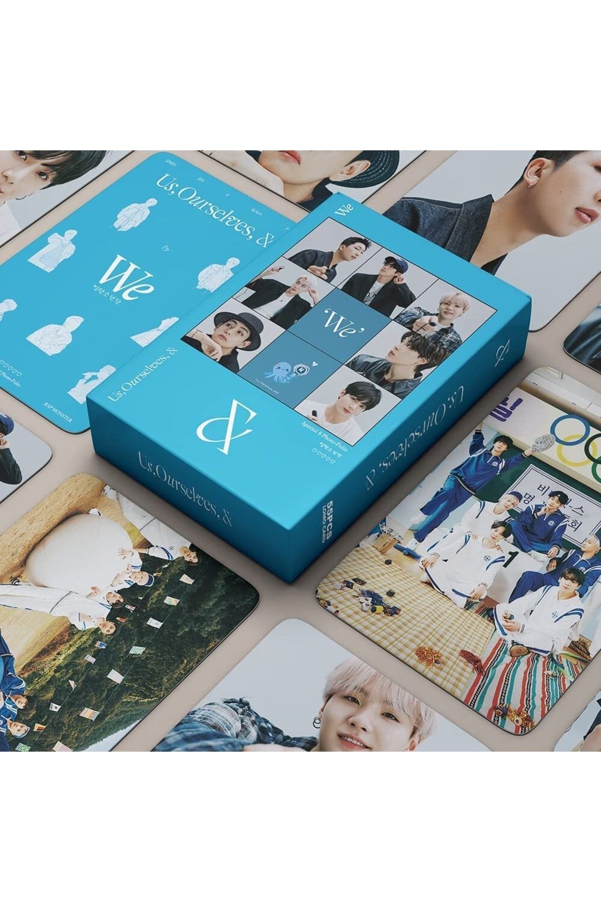 Kpop Dünyasi Bts '' Us.ourselves & We '' Çift Yön Baskılı Lomo Card Seti