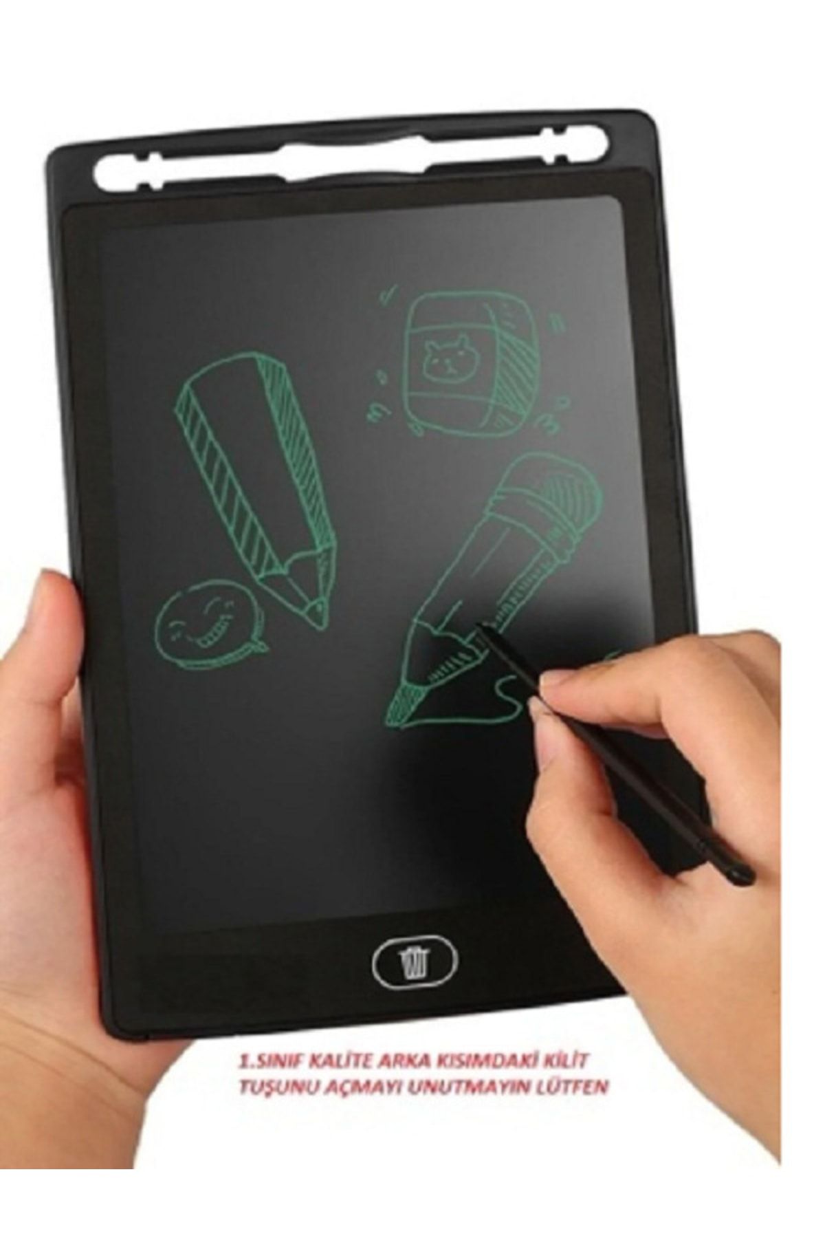 faseb Grafik Dijital Çocuk Yazı Tahtası Çizim Tableti Lcd 8.5 Inc Ekran