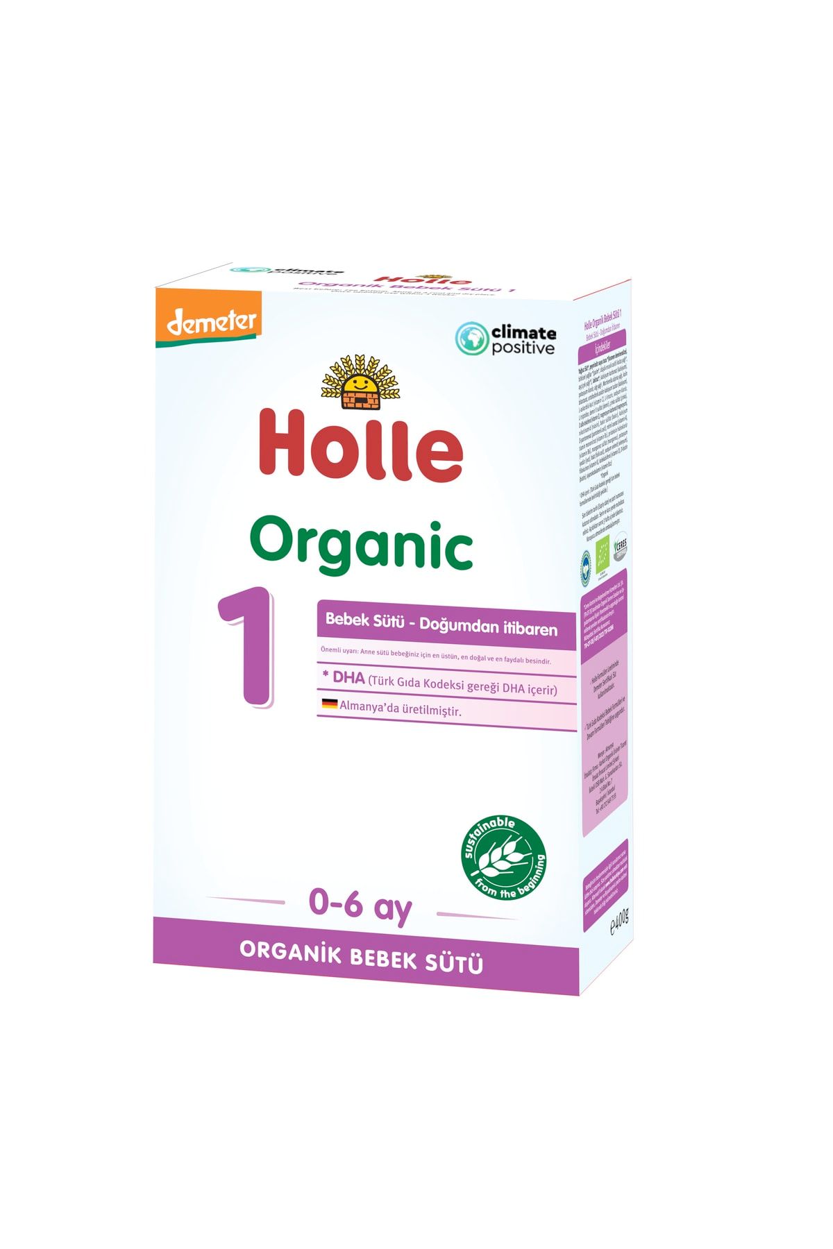 Holle Organik Bebek Sütü 1 400 Gr ( 10 Paket )