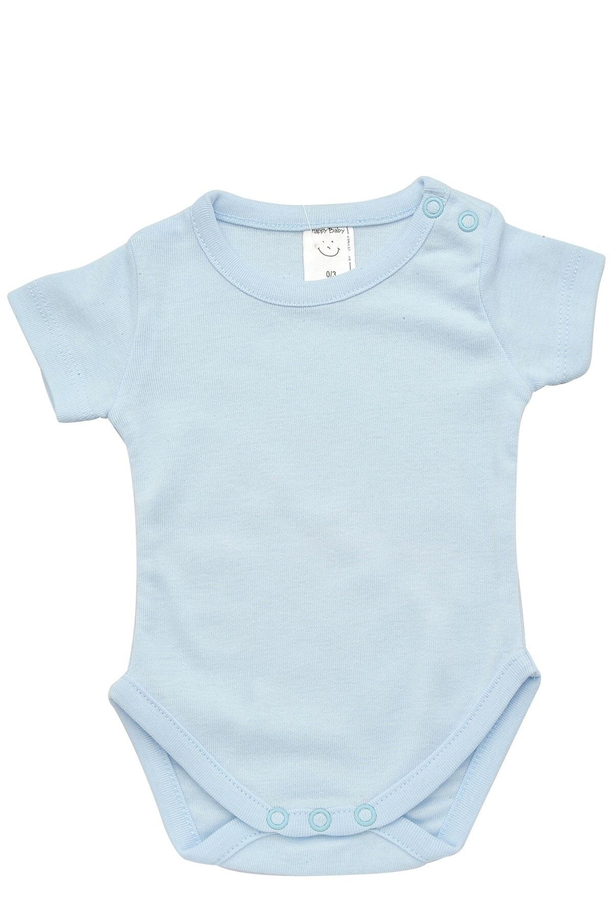 Zeyland Unisex Bebek Kısa Kollu Zıbın (0-24ay)