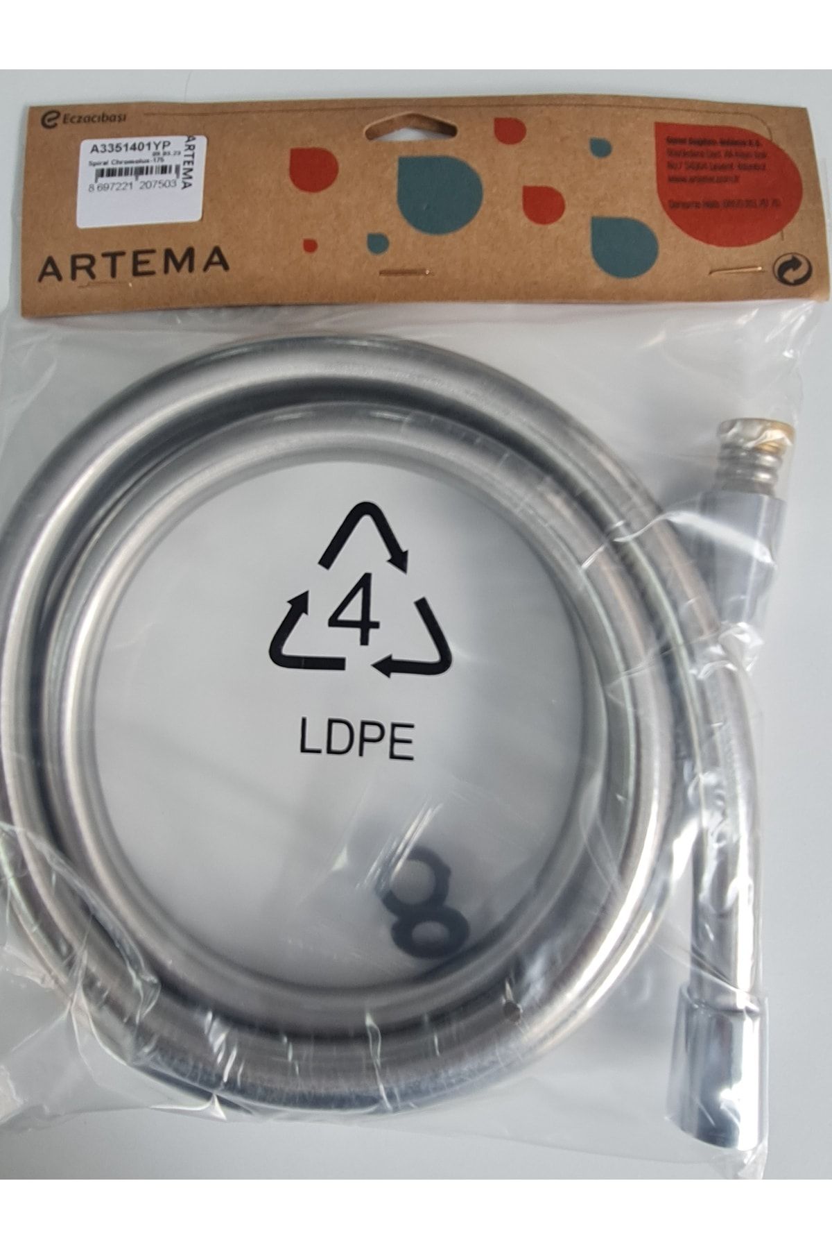 Artema Spiral Chromolux - 175 Cm A3351401yp