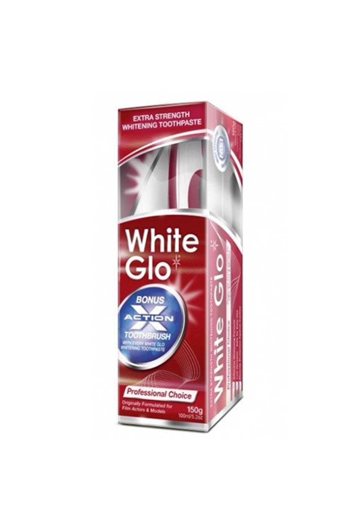 White Glo Whıte Glo Diş Macunu Extra Beyazlık 150 Gr + Fırça Hediyeli