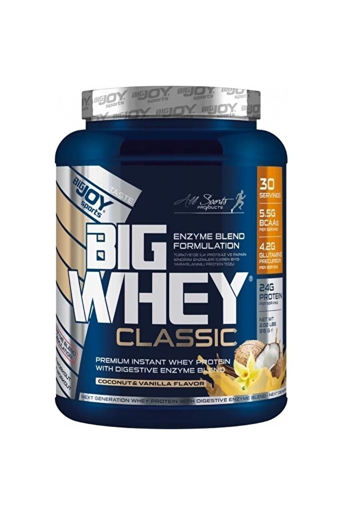 Big Joy Big Whey Classic Whey Protein 915 gr Vanilya Hindistan Cevizi