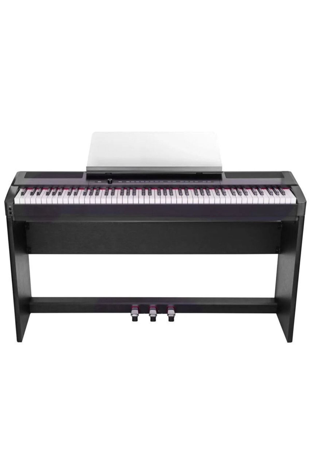 VALLER S8 Portable Stage Siyah Gülağacı 88 Tuşlu Dijital Piyano ( Stand + Kulaklık )