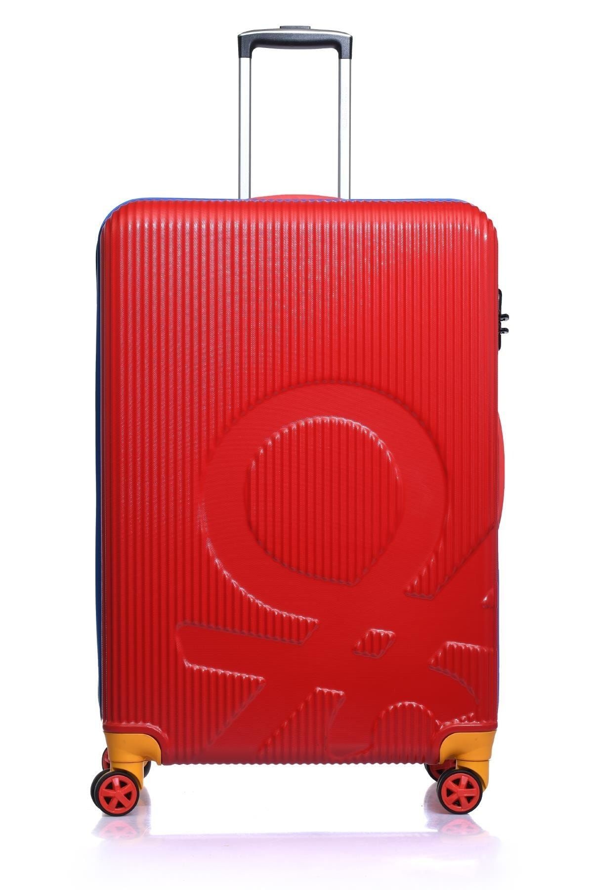United Colors of Benetton 14bnt100-01-kr Kırmızı Unisex Büyük Boy Bavul
