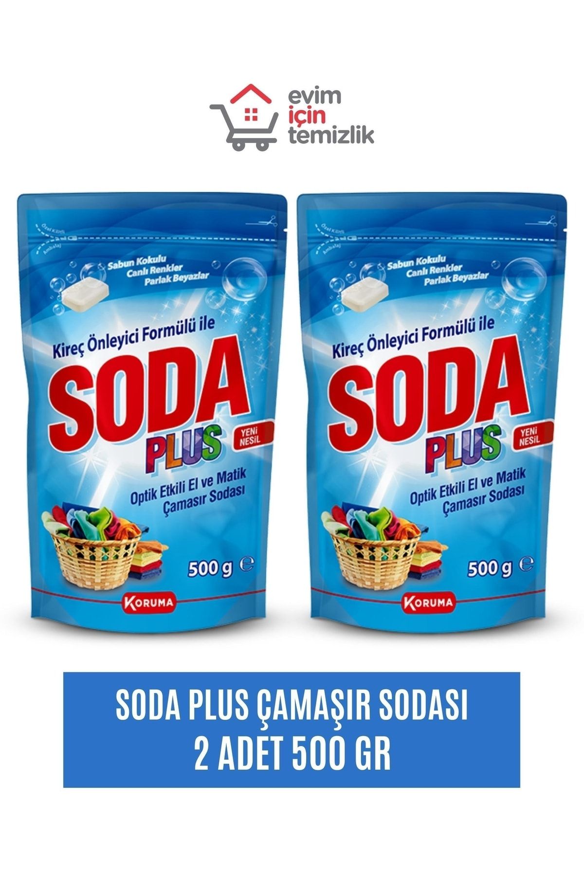 KORUMA Çamaşır Sodası - Soda Plus 2'li Paket