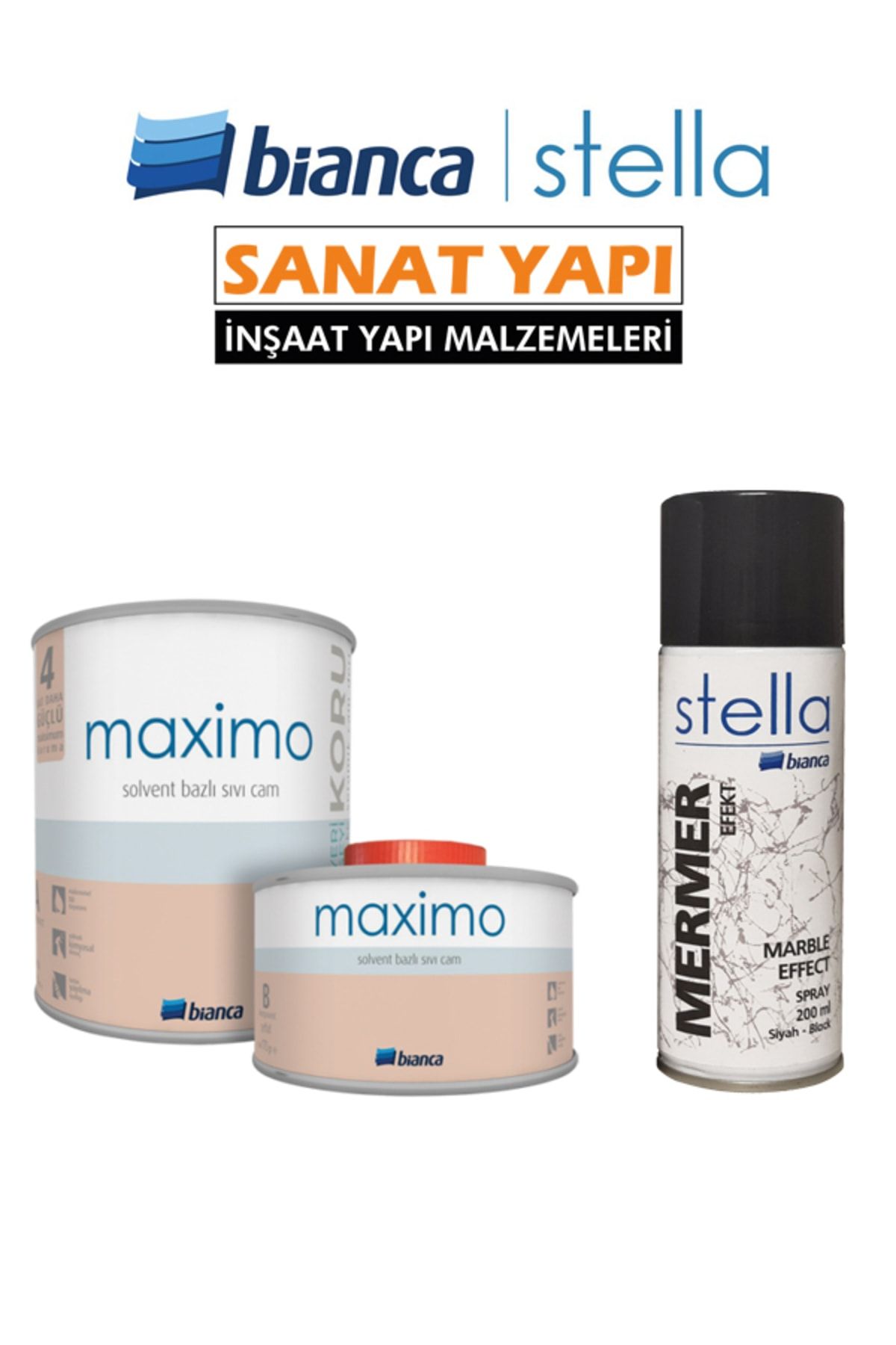 Stella Maximo Sıvı Cam Parlak + Efekt Sprey